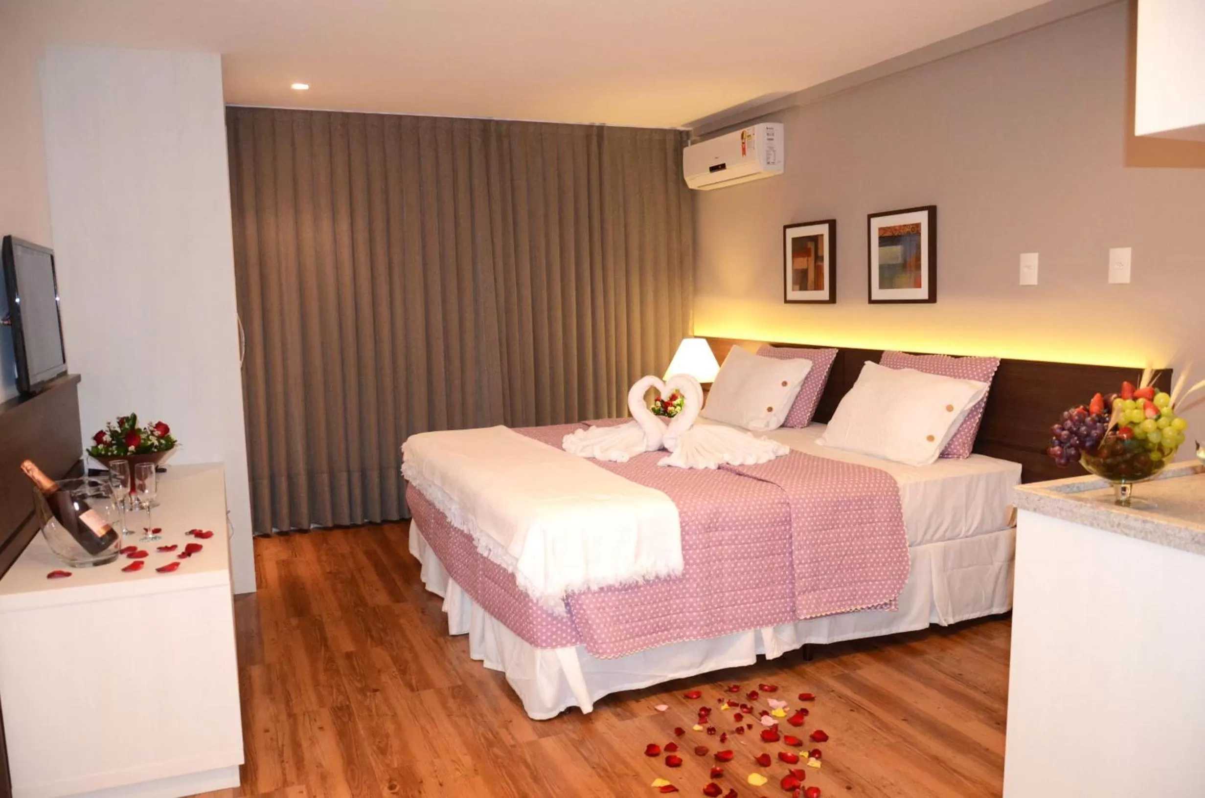 Bed in Atmosfera Hotel