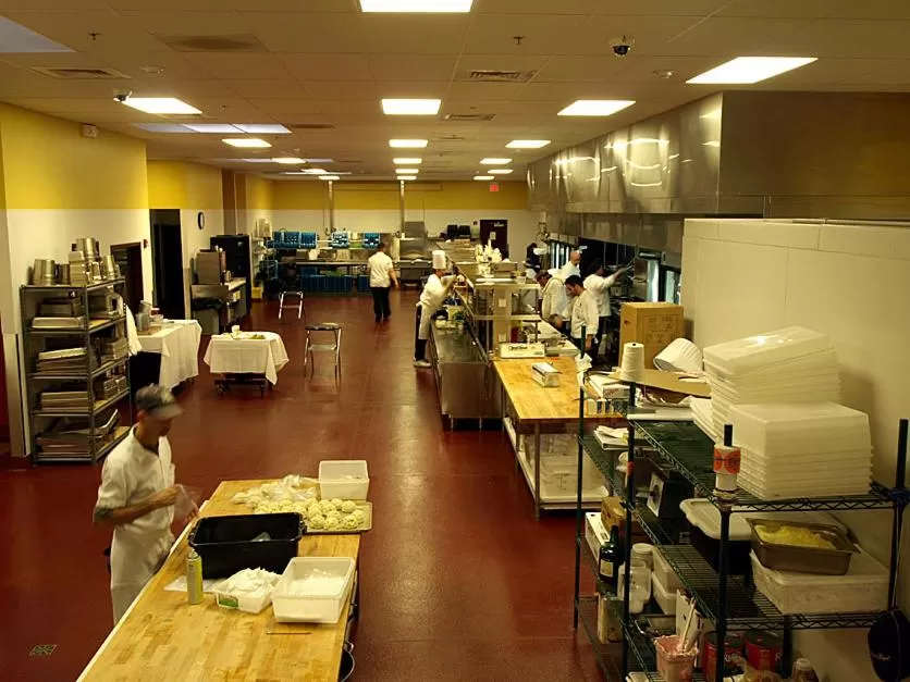 Kitchen or kitchenette in Salvatores Grand Hotel