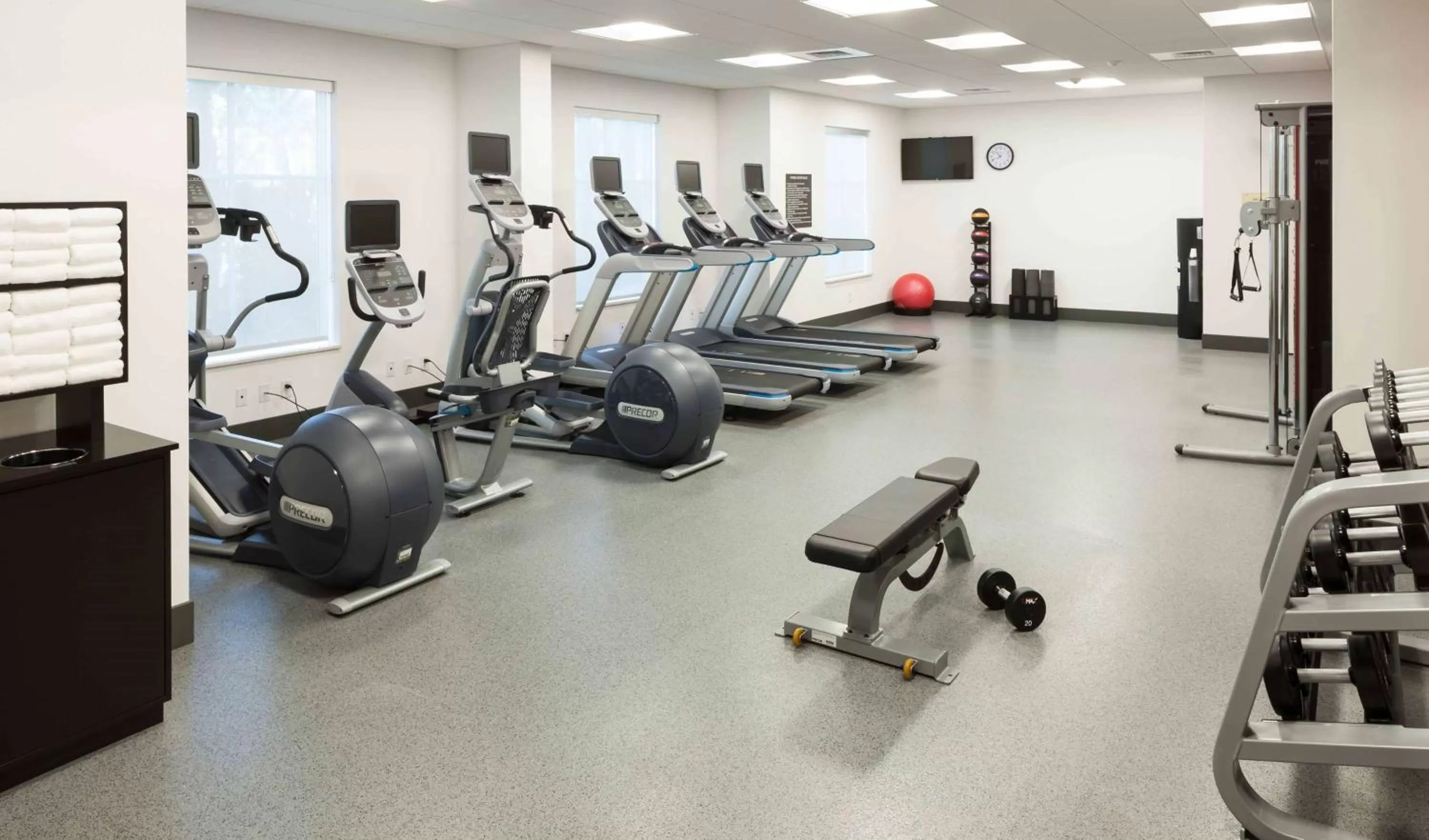 Fitness centre/facilities in Homewood Suites by Hilton Cape Canaveral-Cocoa Beach