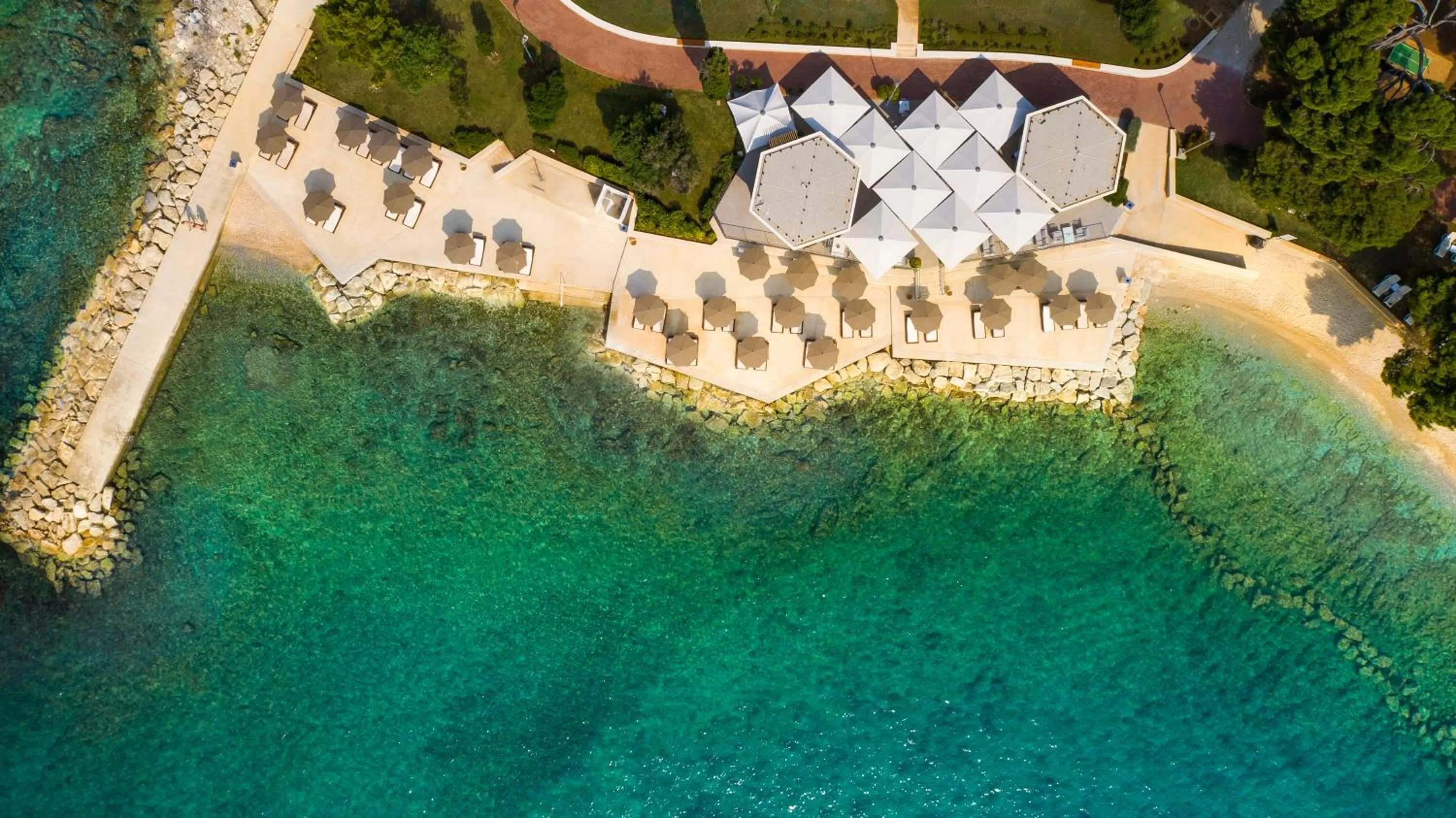 Beach in Grand Park Hotel Rovinj by Maistra Collection