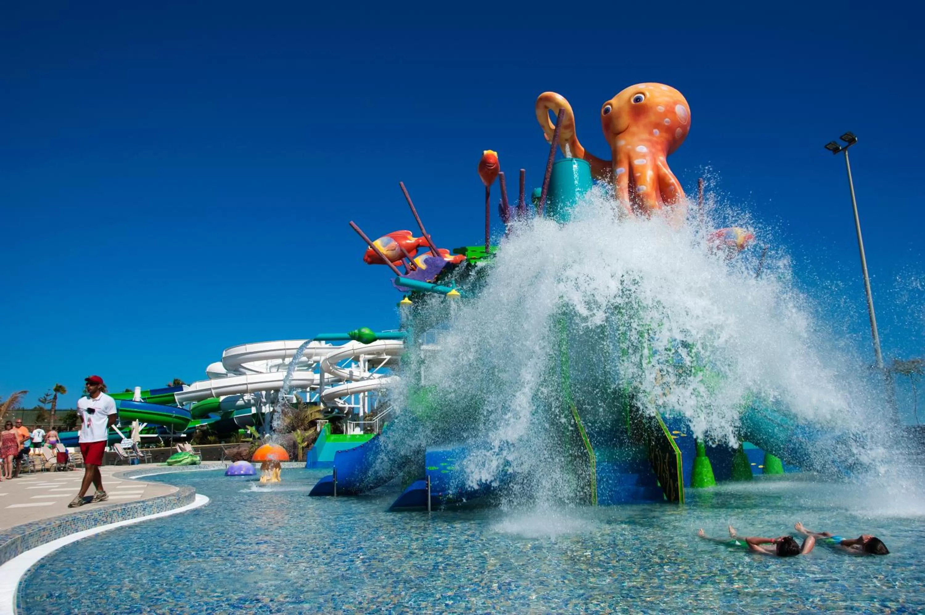 Aqua park in Relaxia Lanzasur Club - Aqualava Water Park