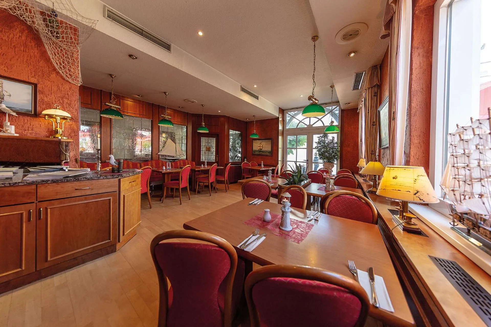 Restaurant/places to eat in Hotel Deutsche Flagge