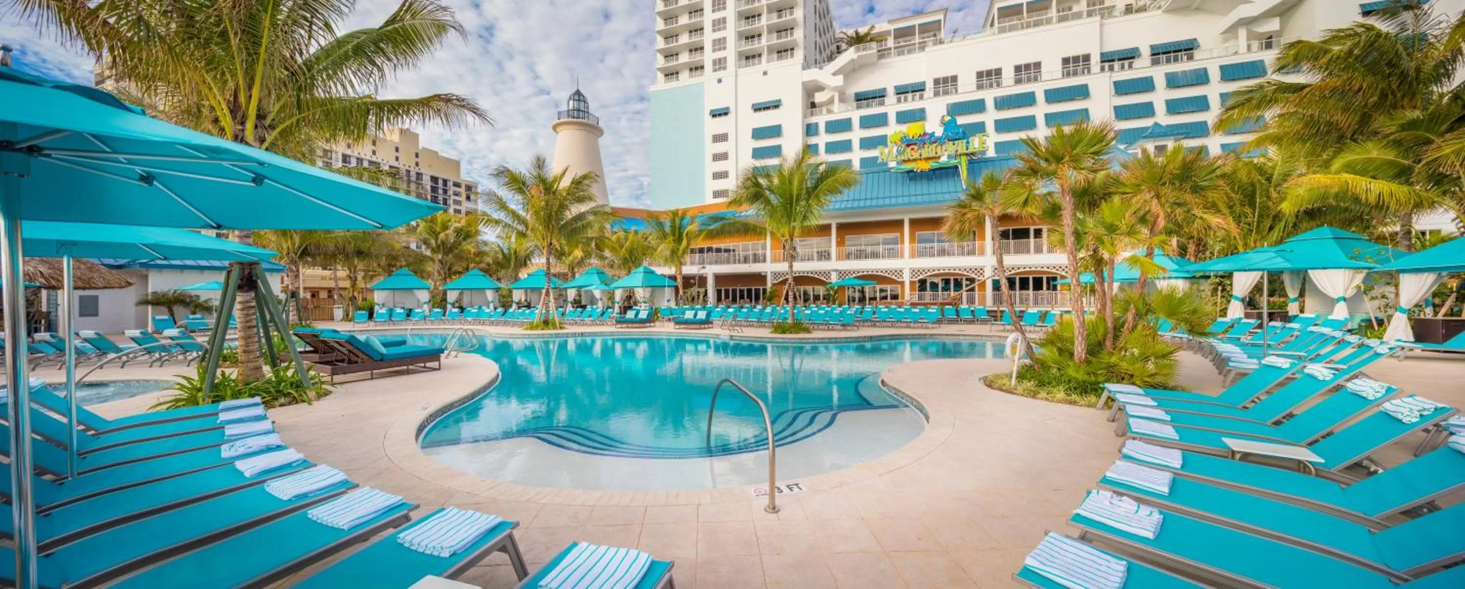 Swimming pool in Margaritaville Hollywood Beach Resort