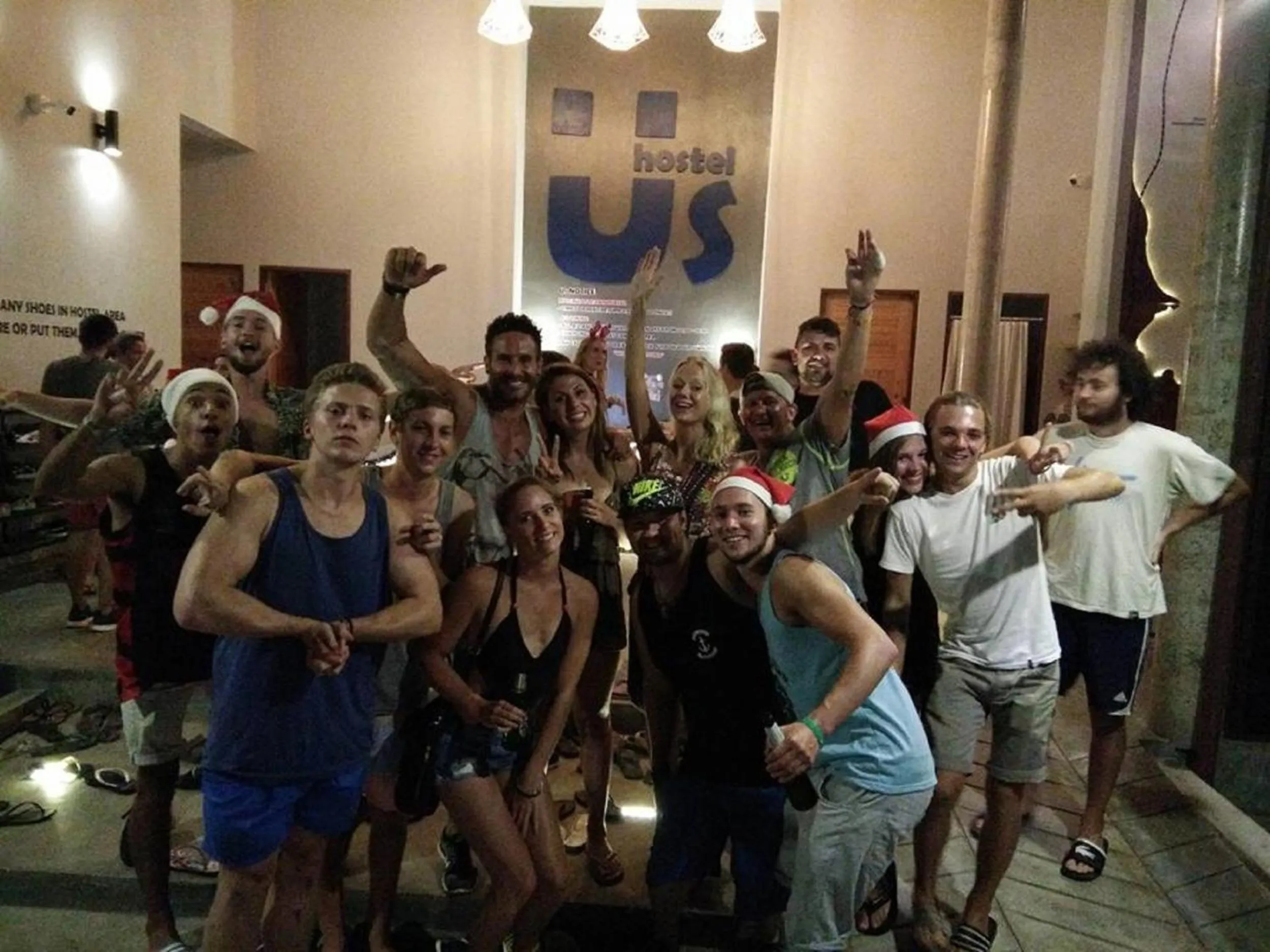 Lobby or reception in Us Hostel Samui