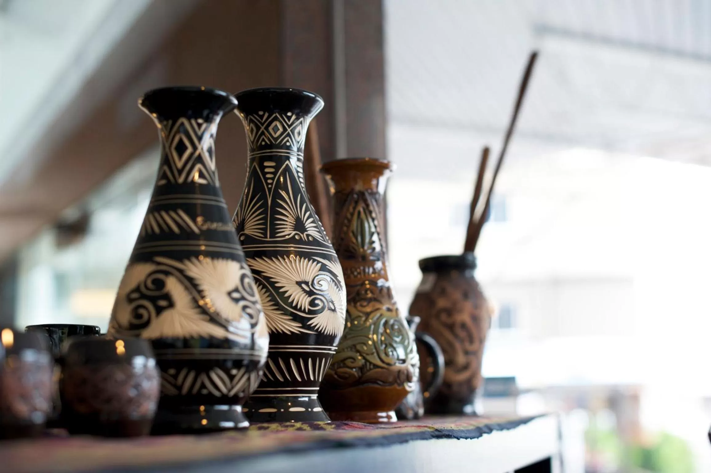 Decorative detail in The LimeTree Hotel, Kuching