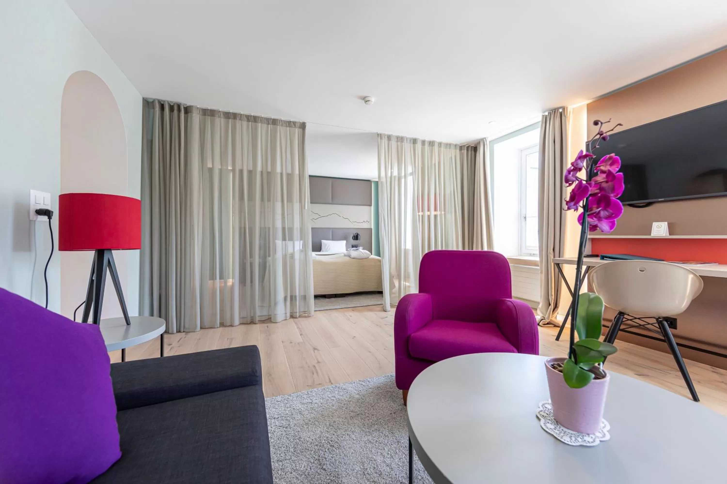 Premium Family Apartment with Mountain View in Hotel Rosatsch