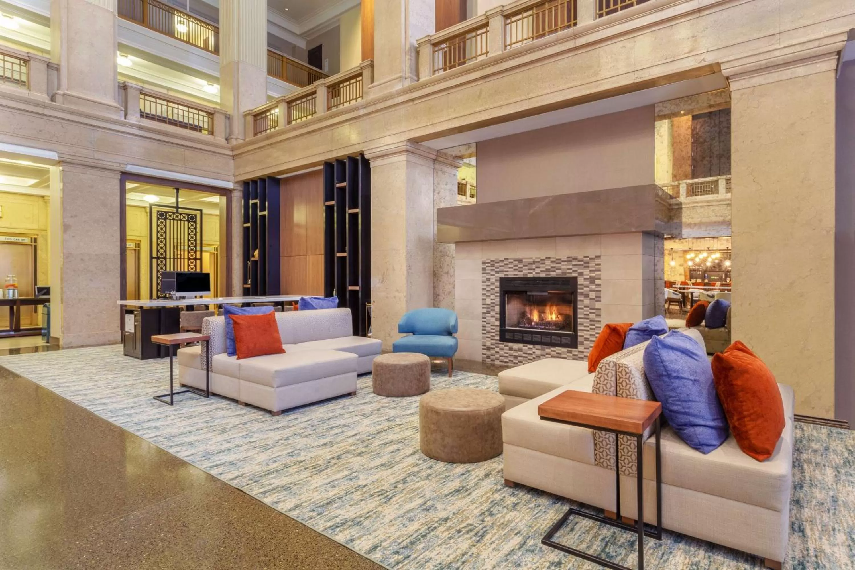 Lobby or reception in Hilton Garden Inn Indianapolis Downtown