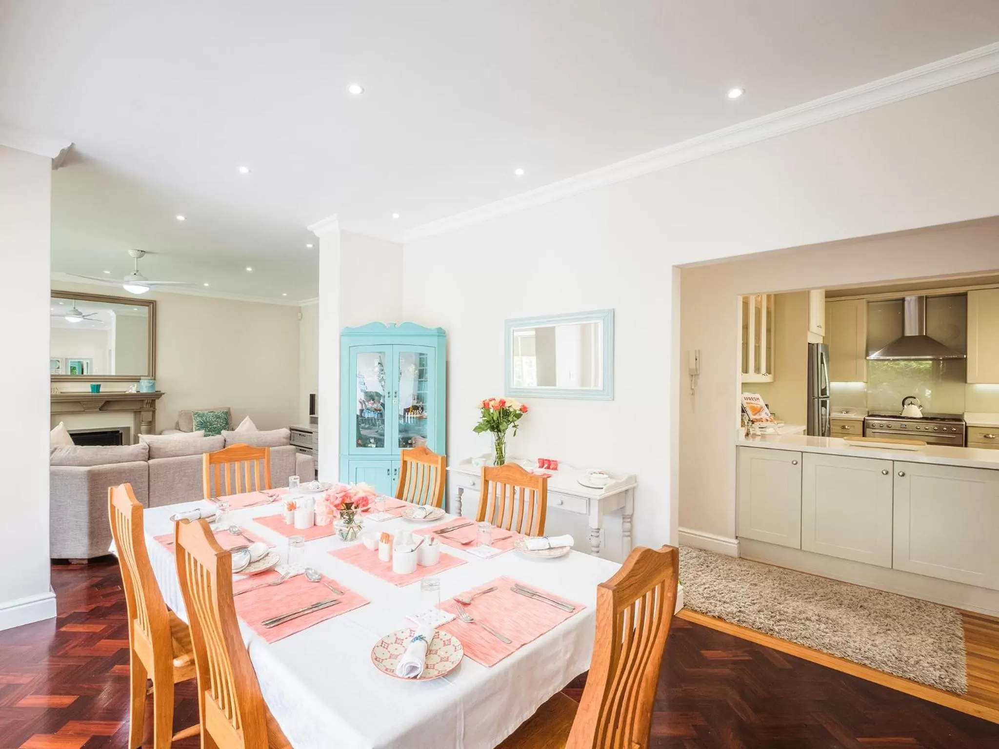 Dining area in On the Bay