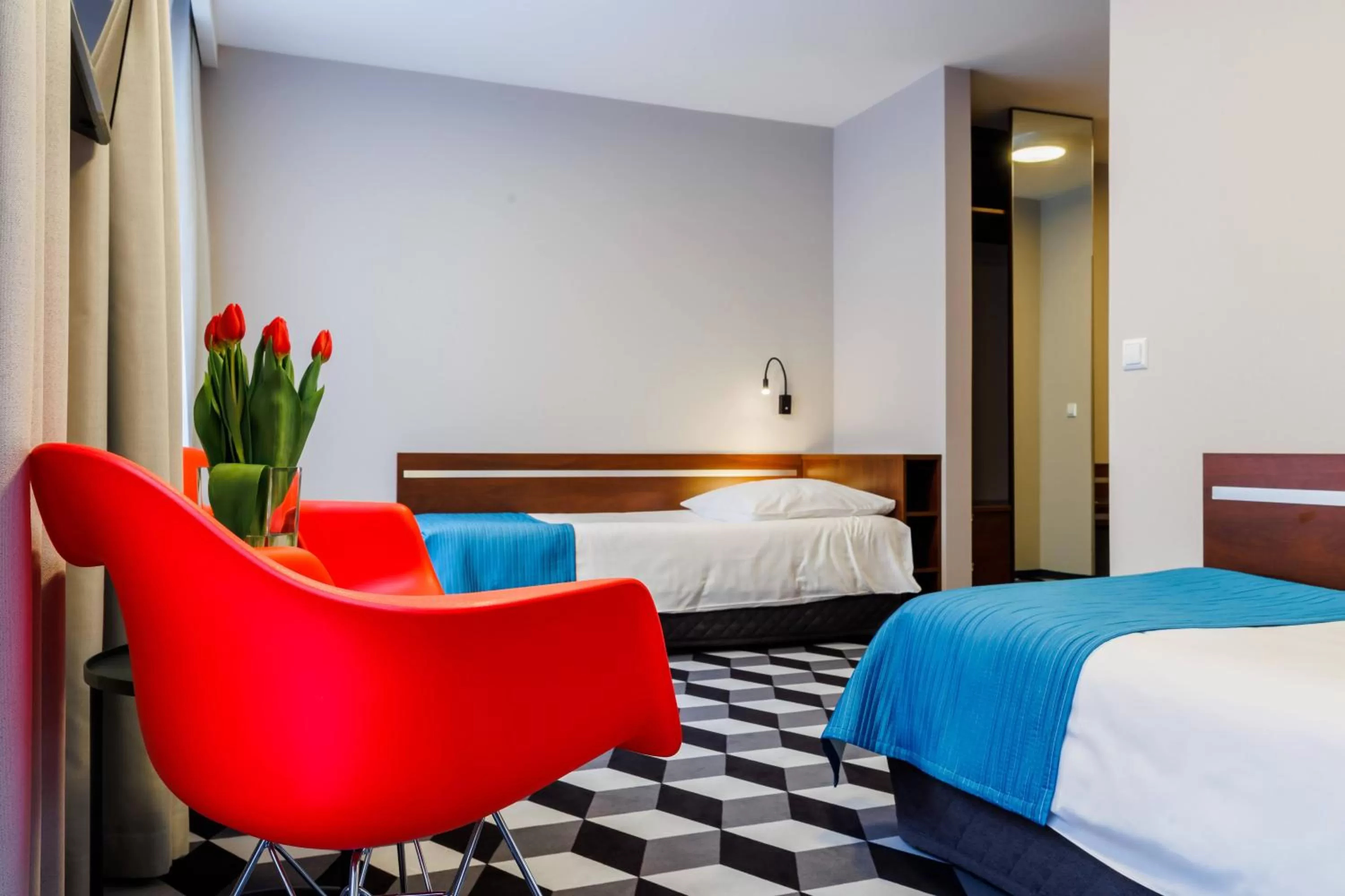 Bedroom, Bed in Hotel Wyspiański