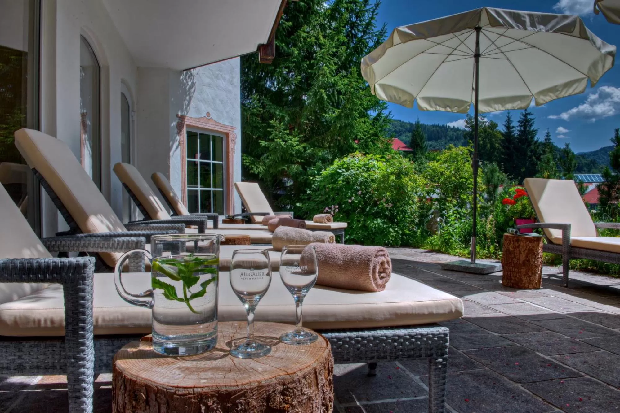 Garden in DIANA Naturpark Hotel - Partnerbetrieb von "Oberstaufen PLUS GOLF"