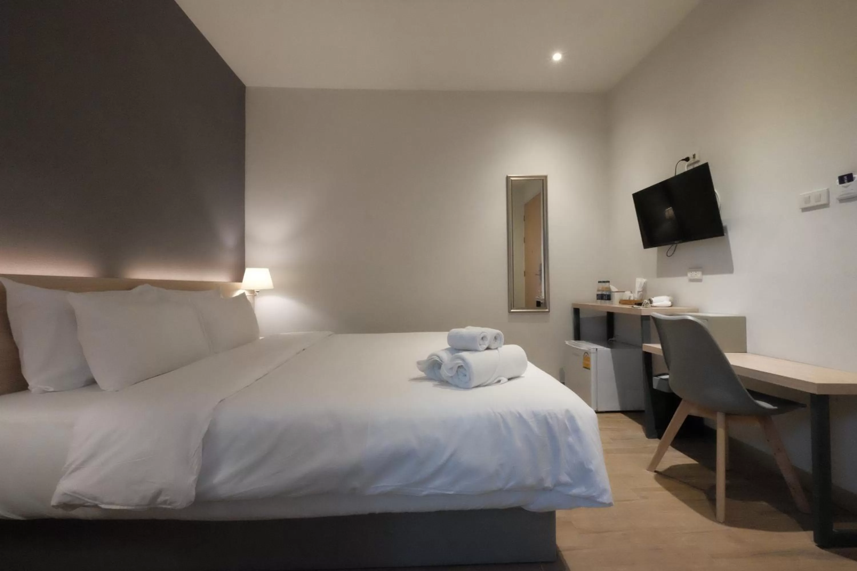 Bed in i-river chiangmai