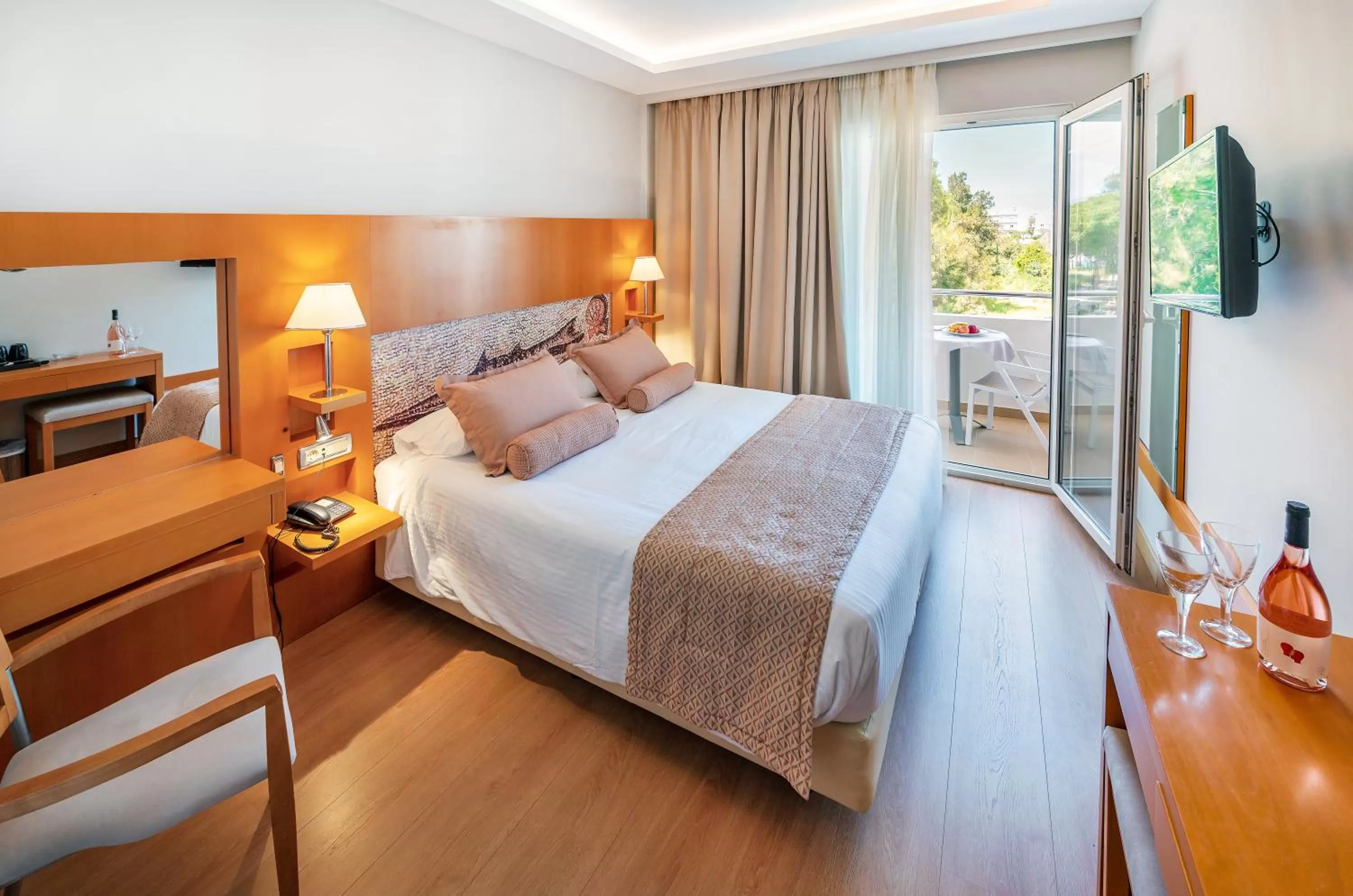 Bedroom, Bed in Maritina Hotel