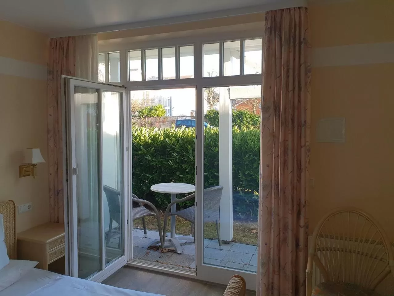 Balcony/Terrace, Bed in Hotel Rosenhof