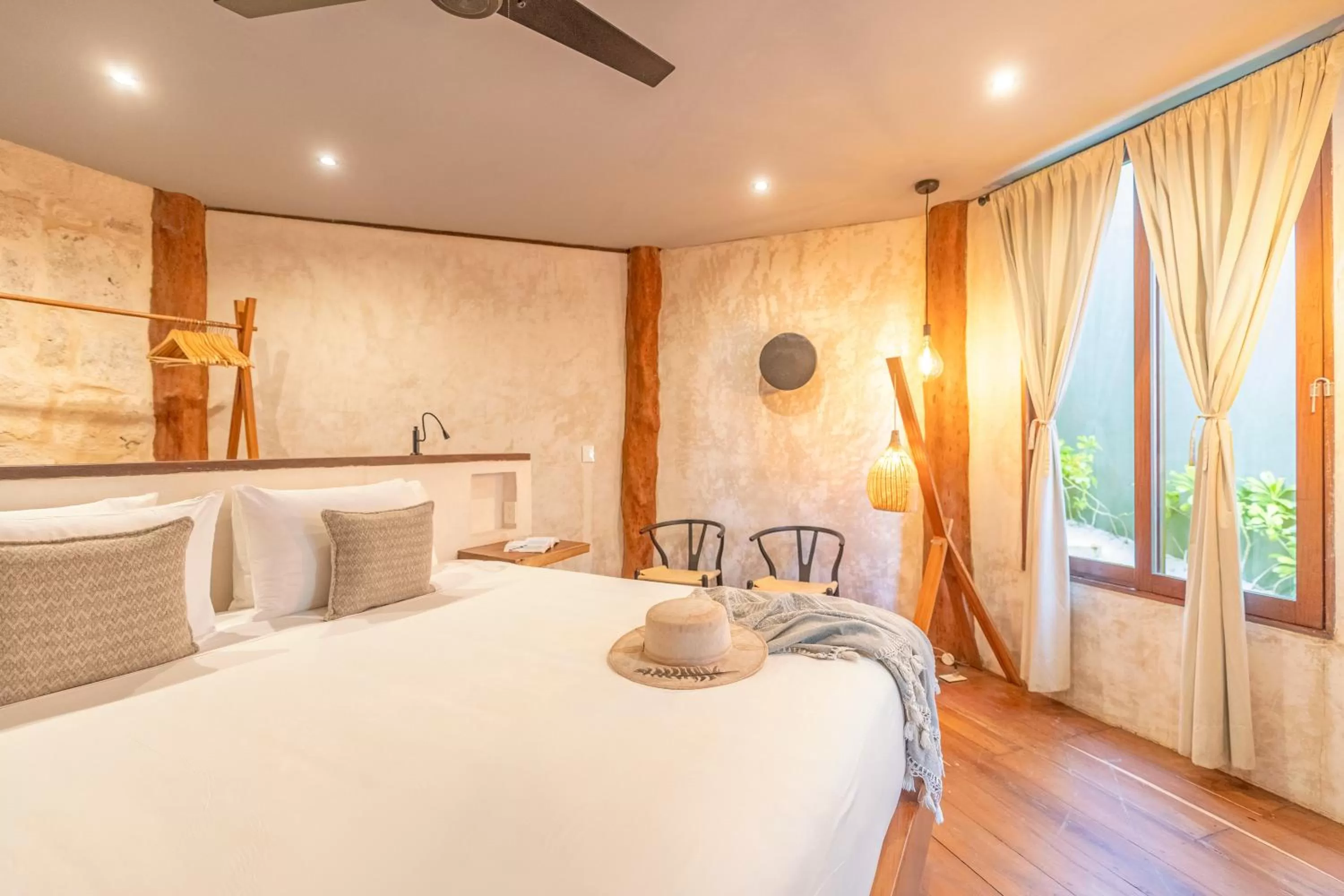 Bed in Casa Ganesh Tulum-Beachfront hotel by Ahau Collection