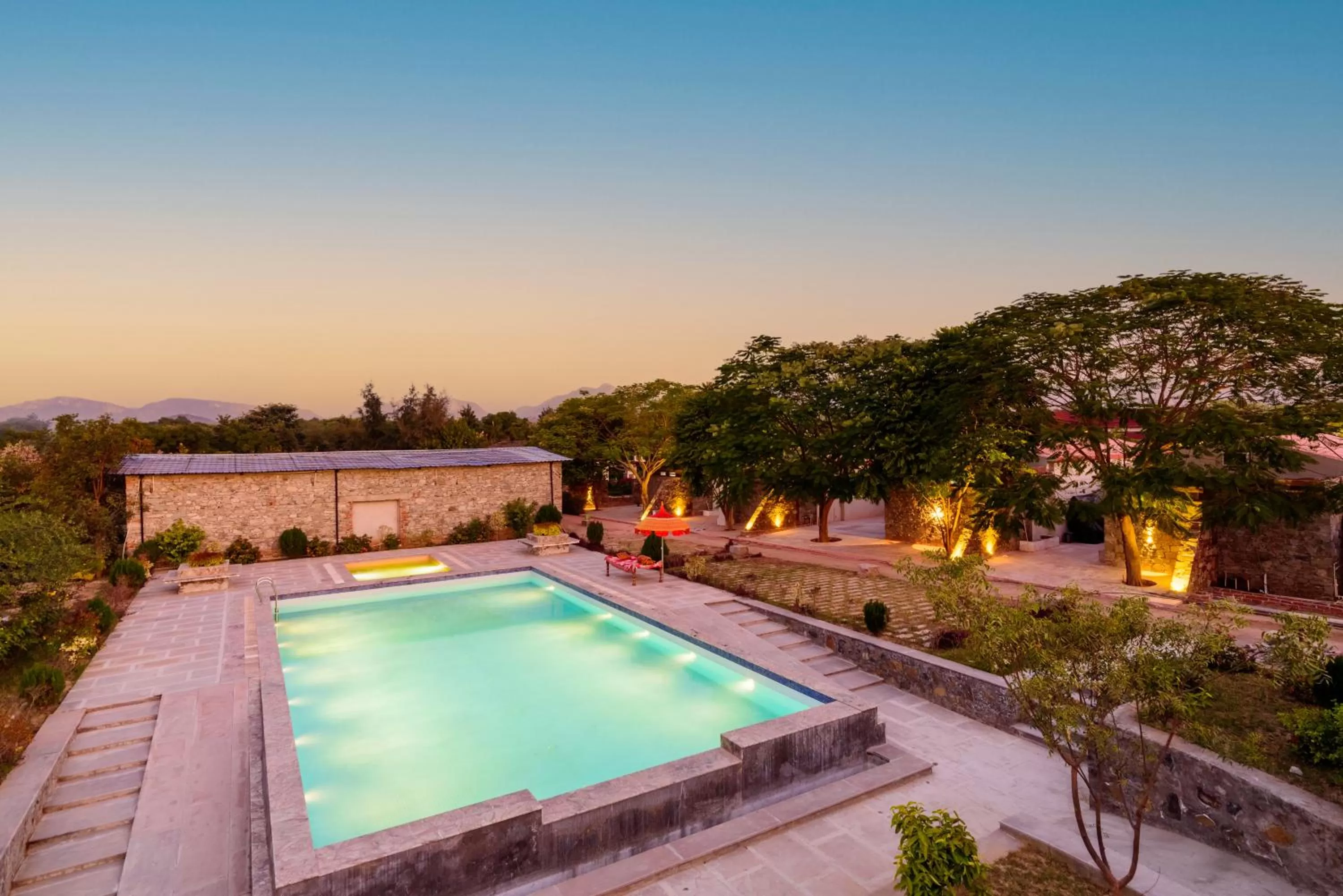 Natural landscape in Astroport Sariska Treetop by Eight Continents