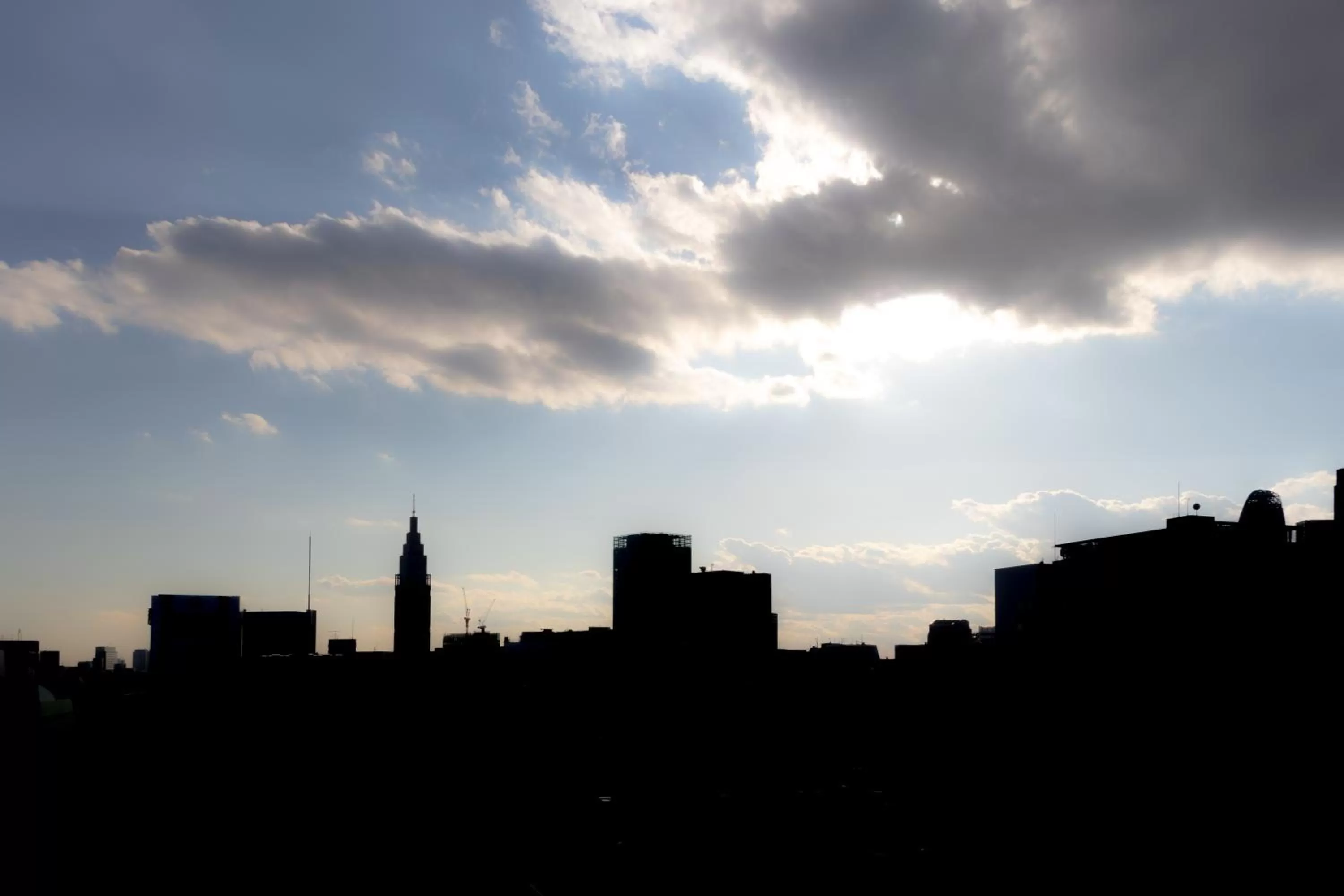 City view in E Hotel Higashi Shinjuku