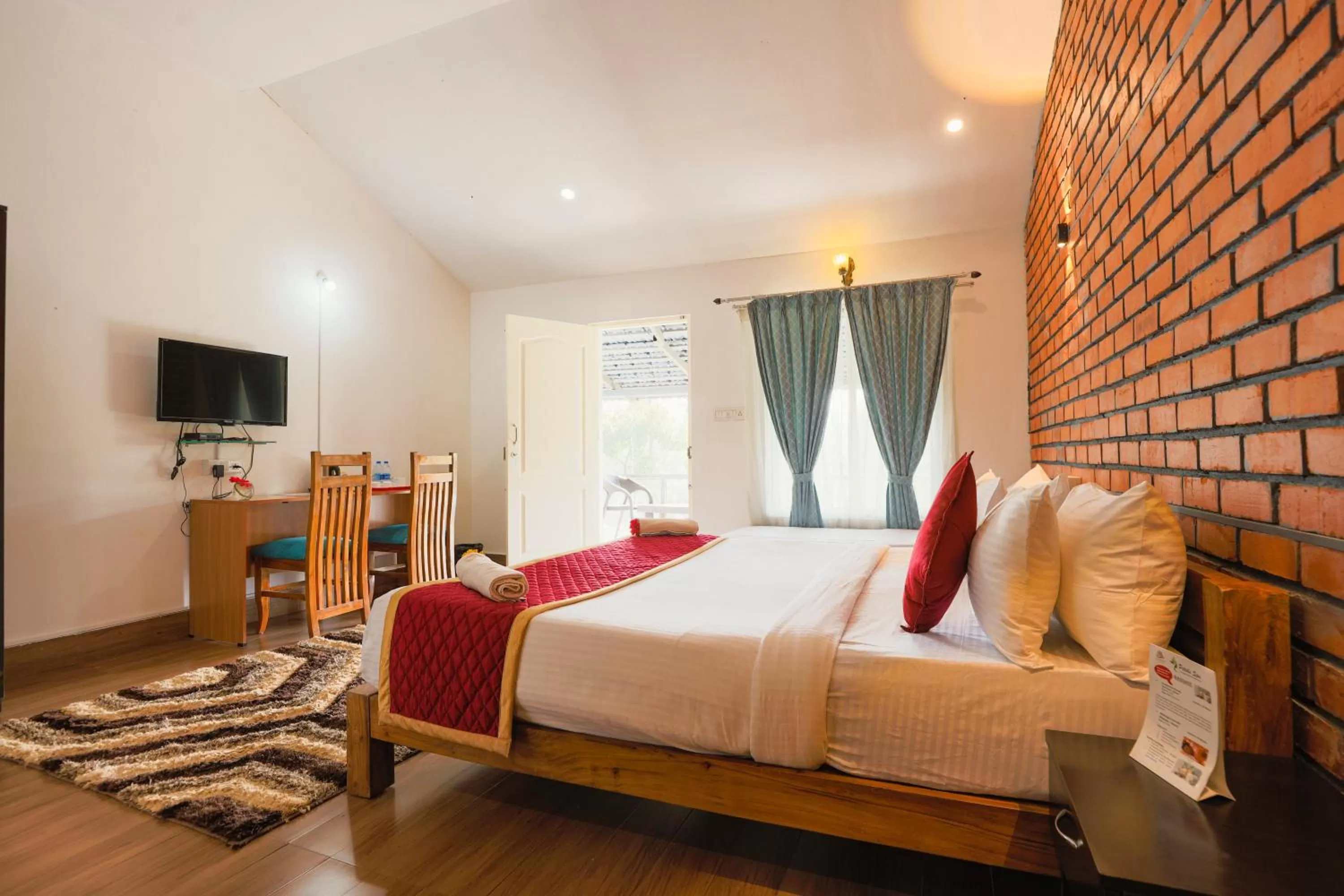 Bed in The Spectrum Resort - Chikmagalur