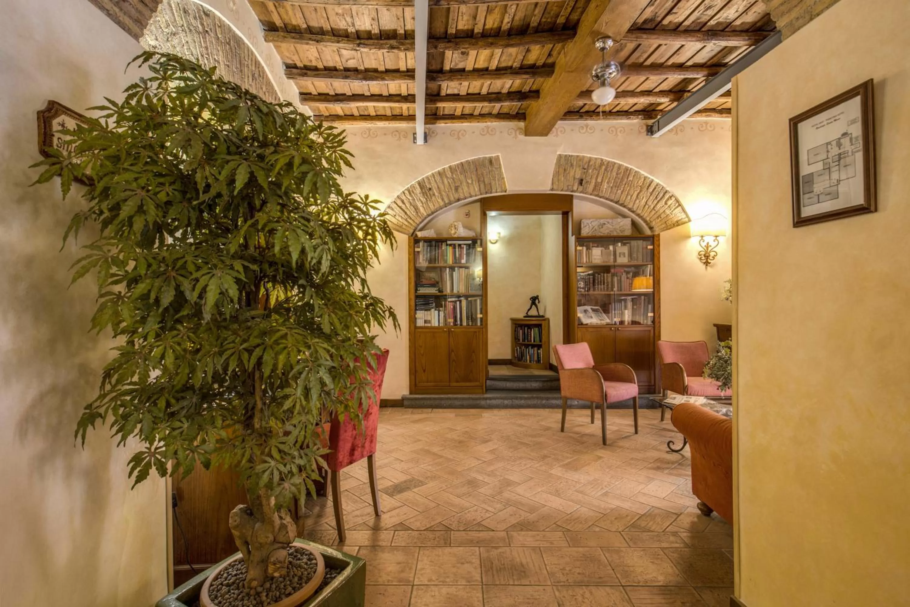 Lobby or reception in Residenza San Calisto
