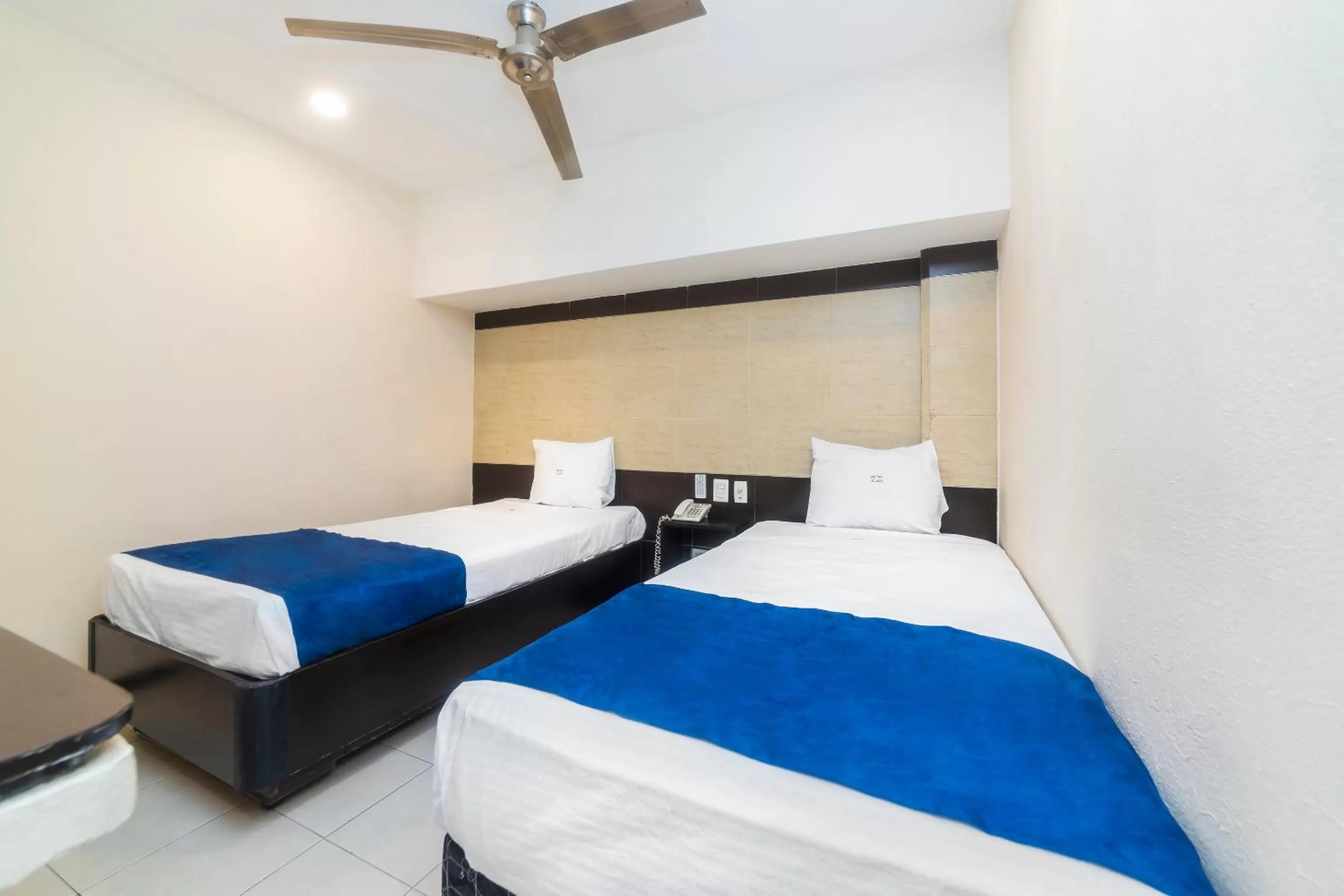 Bed in Hotel Kapu, Puebla