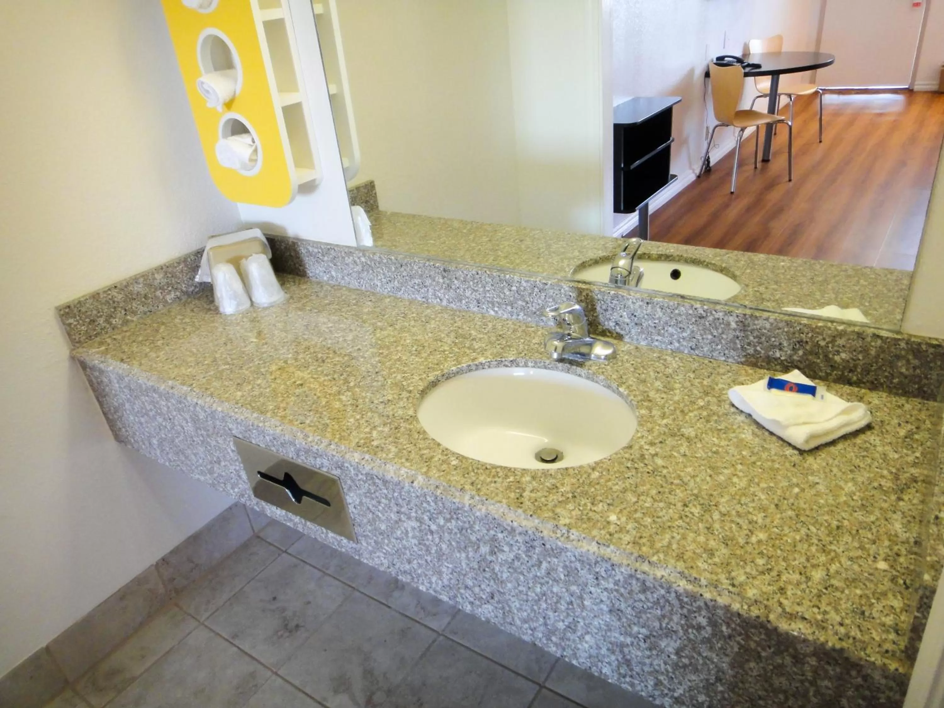 Bathroom in Motel 6-Clinton, OK