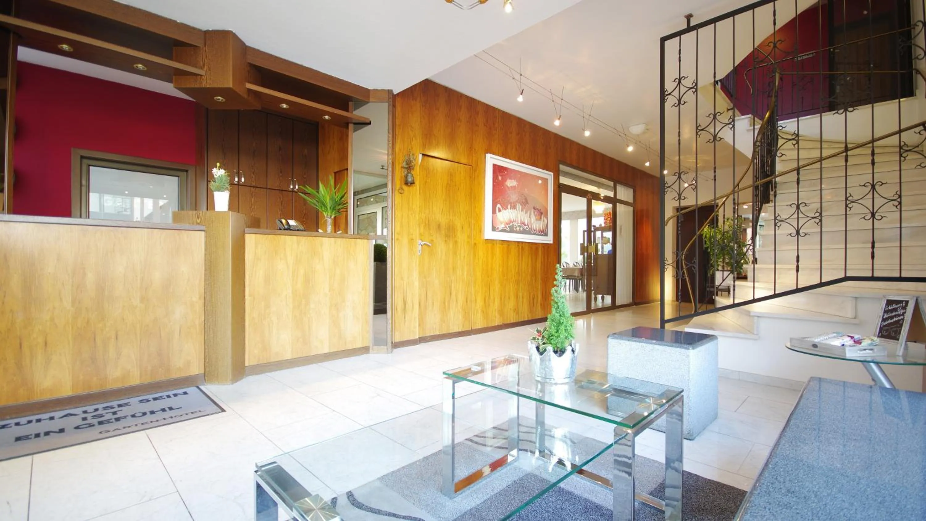 Lobby or reception in Garten-Hotel Ponick