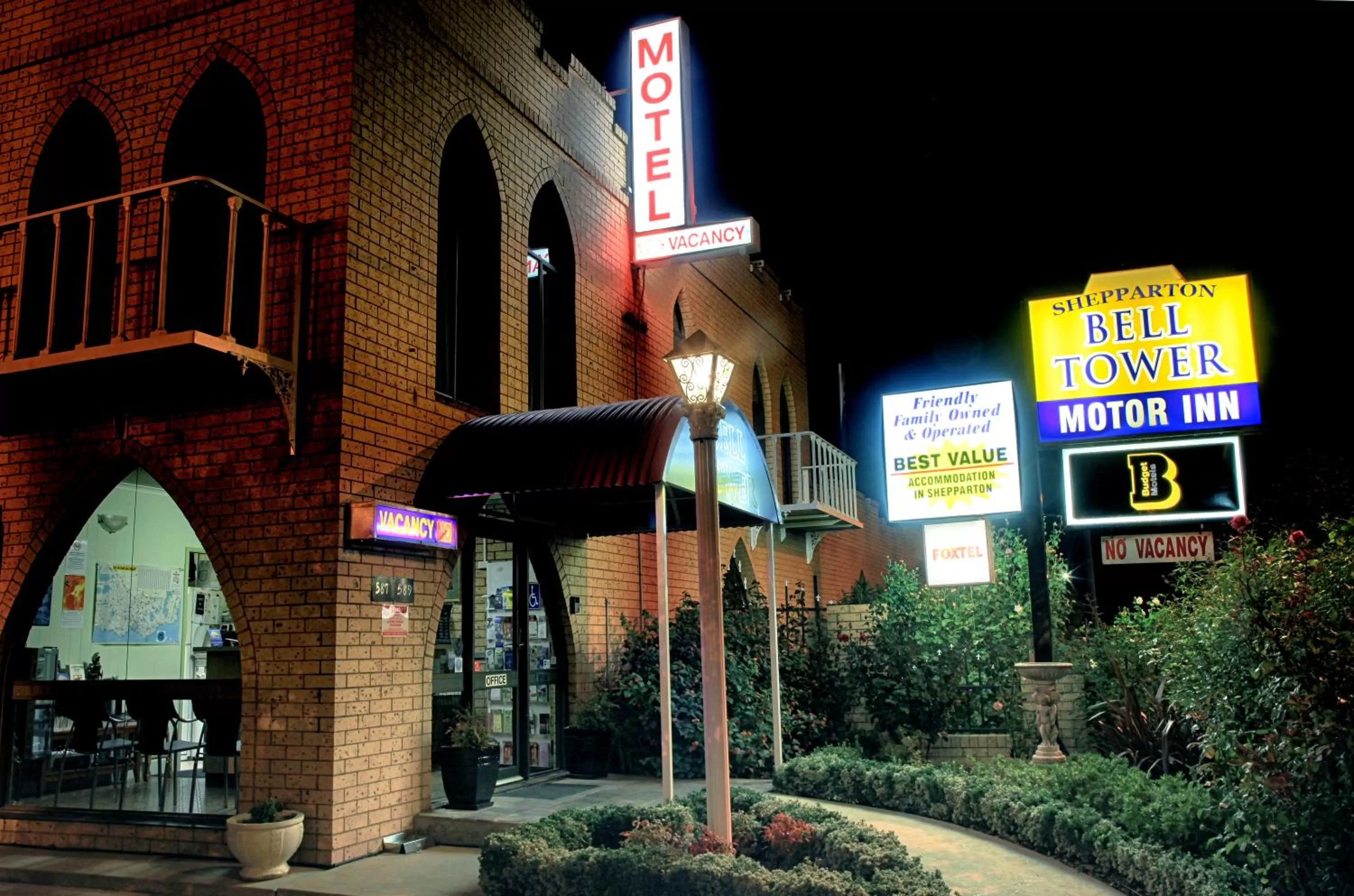 Property building in Belltower Motor Inn