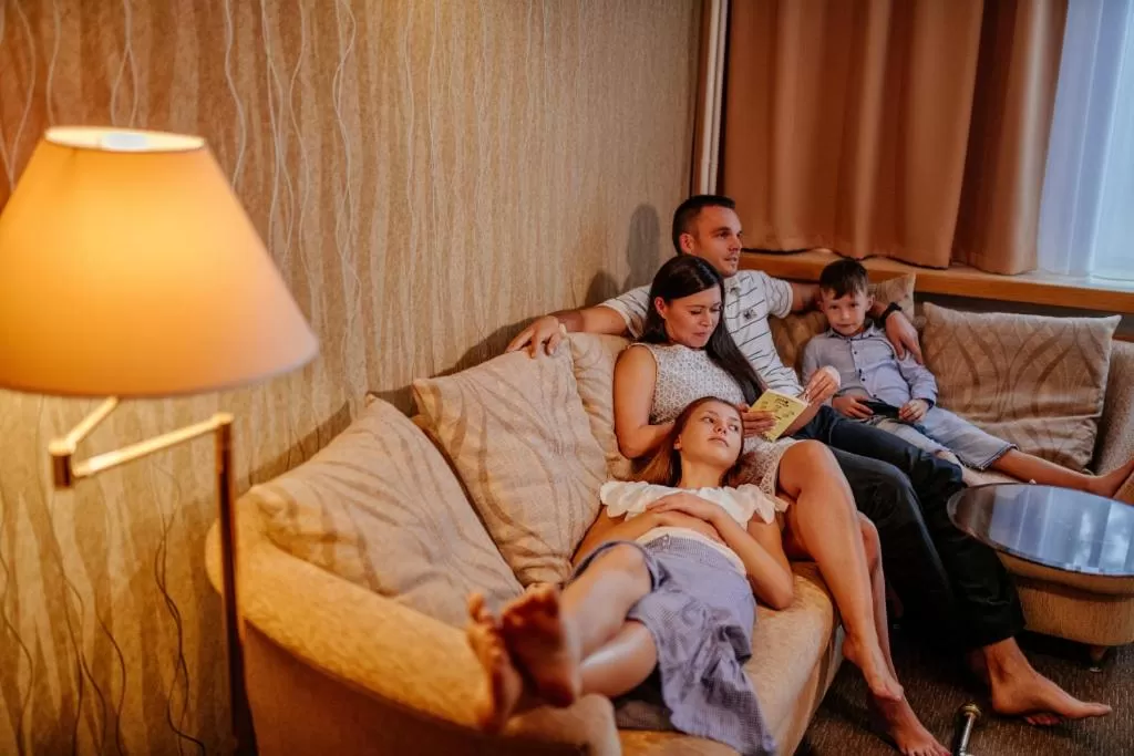 Family in Hotel Akademie a depandance Vila Jarmila