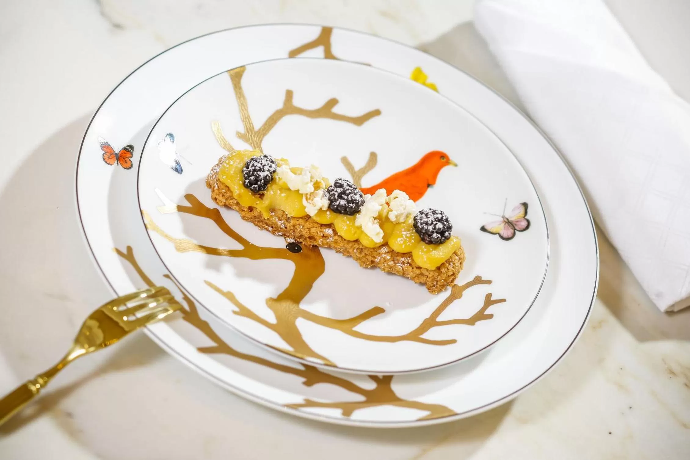 Food close-up in Boutiquehotel Das Tyrol