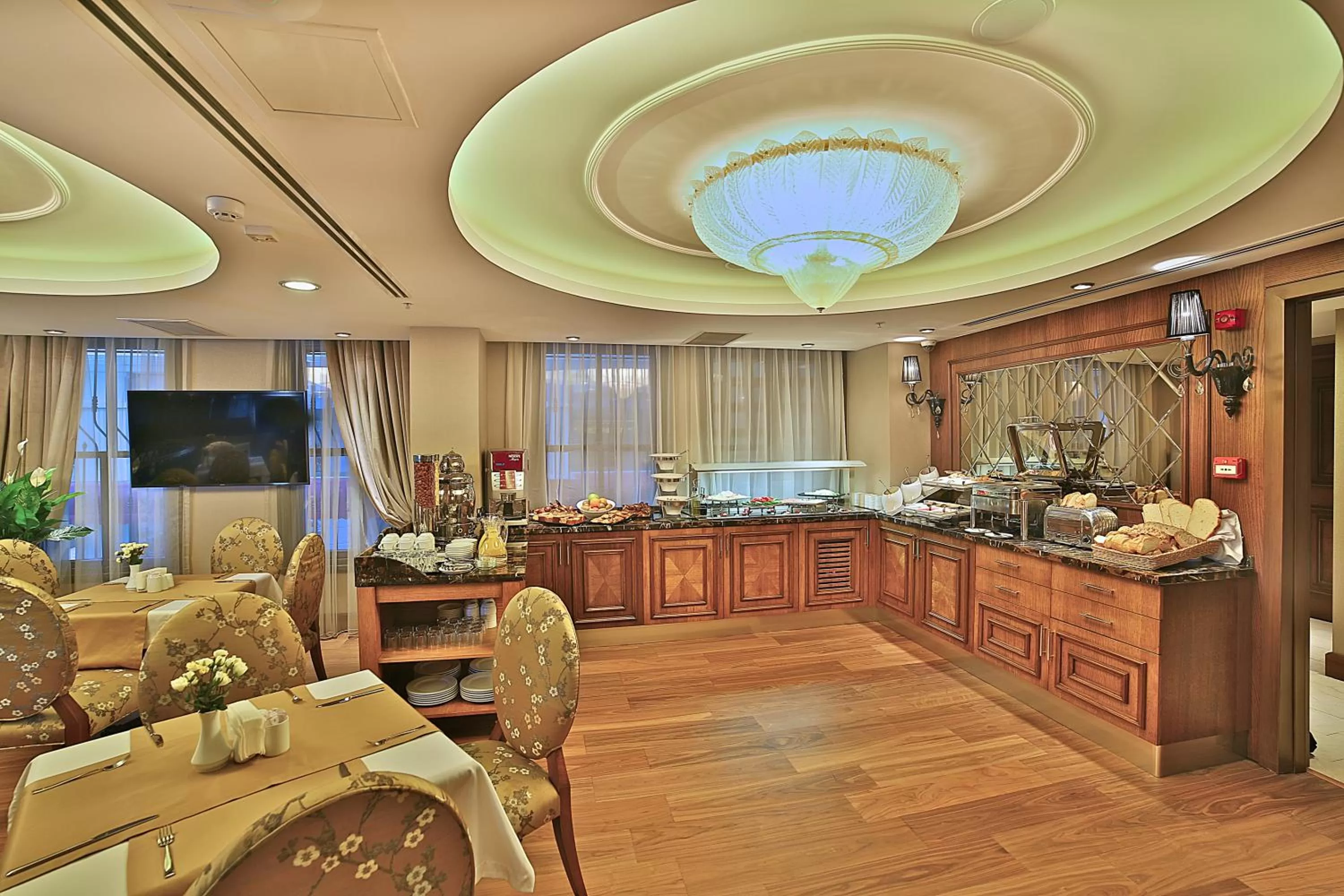 Buffet breakfast in Adelmar Hotel Istanbul Sisli