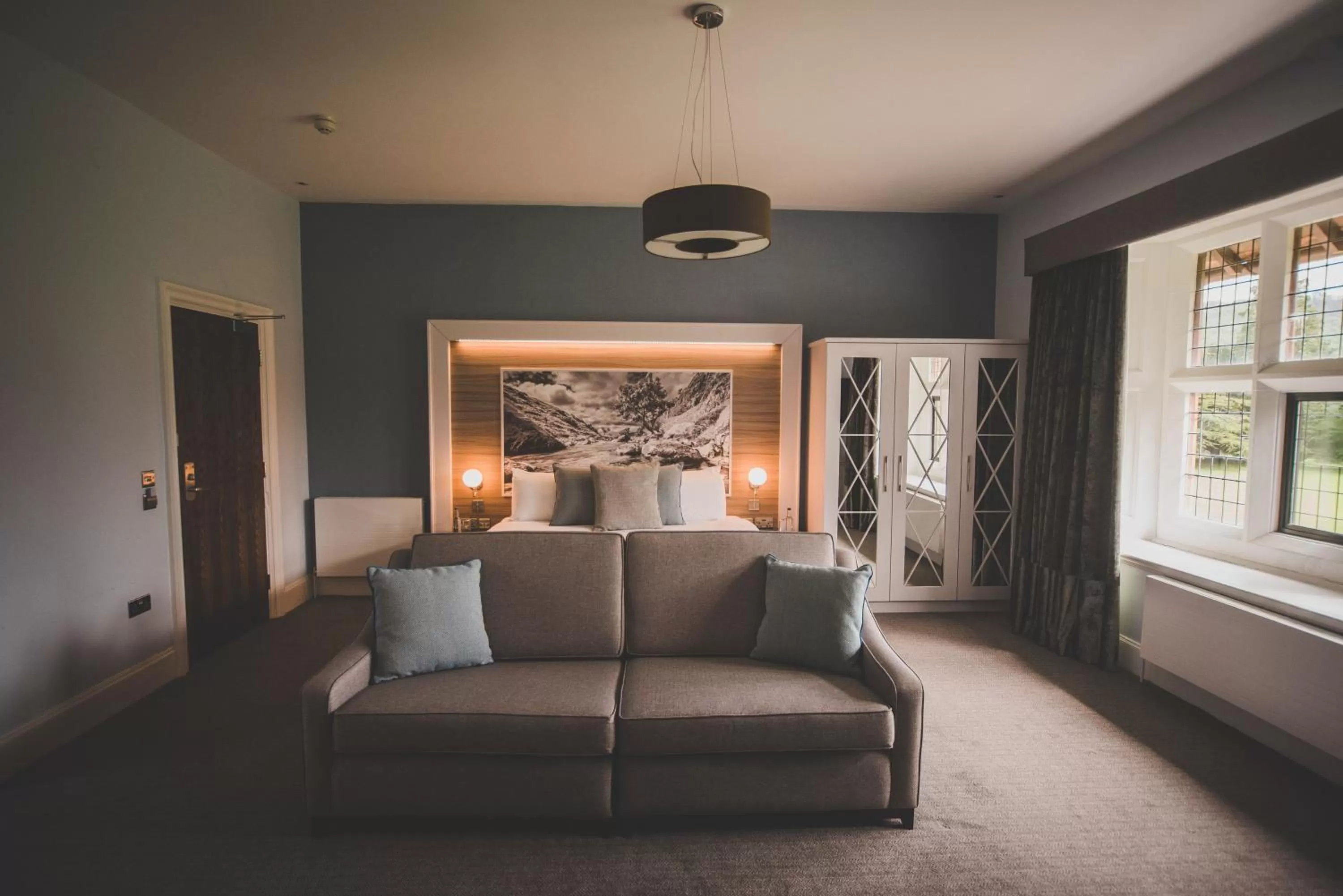 Bedroom in Caer Rhun Hall Hotel