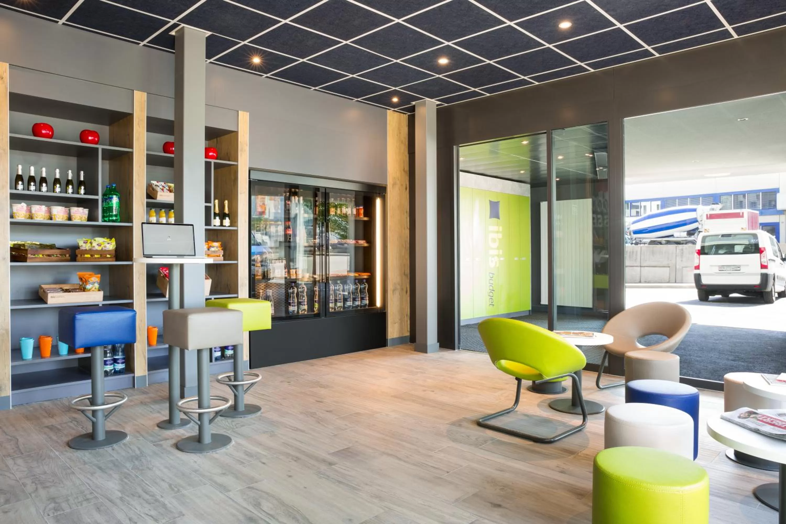 Lobby or reception in ibis budget Fribourg