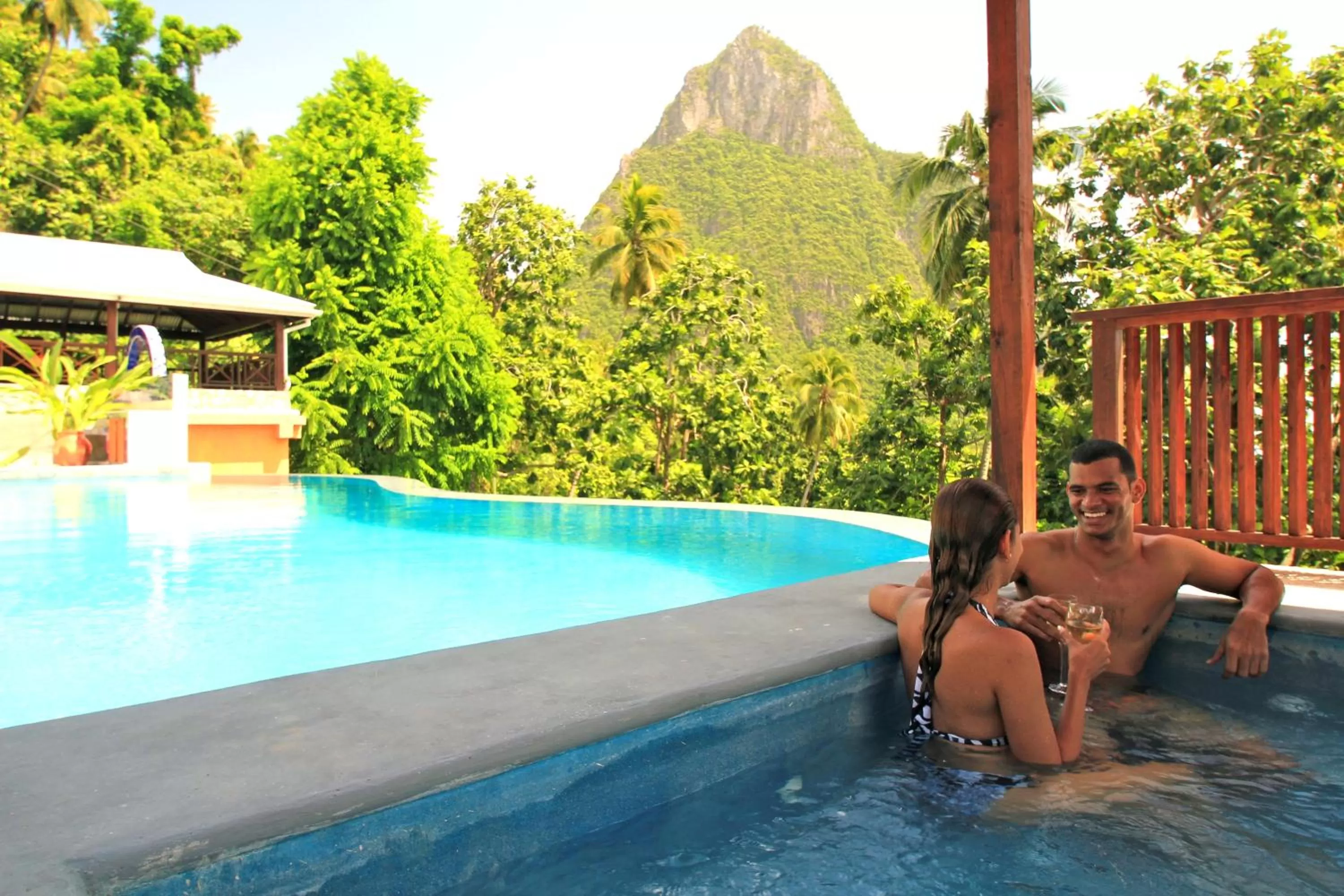 People in Stonefield Villa Resort