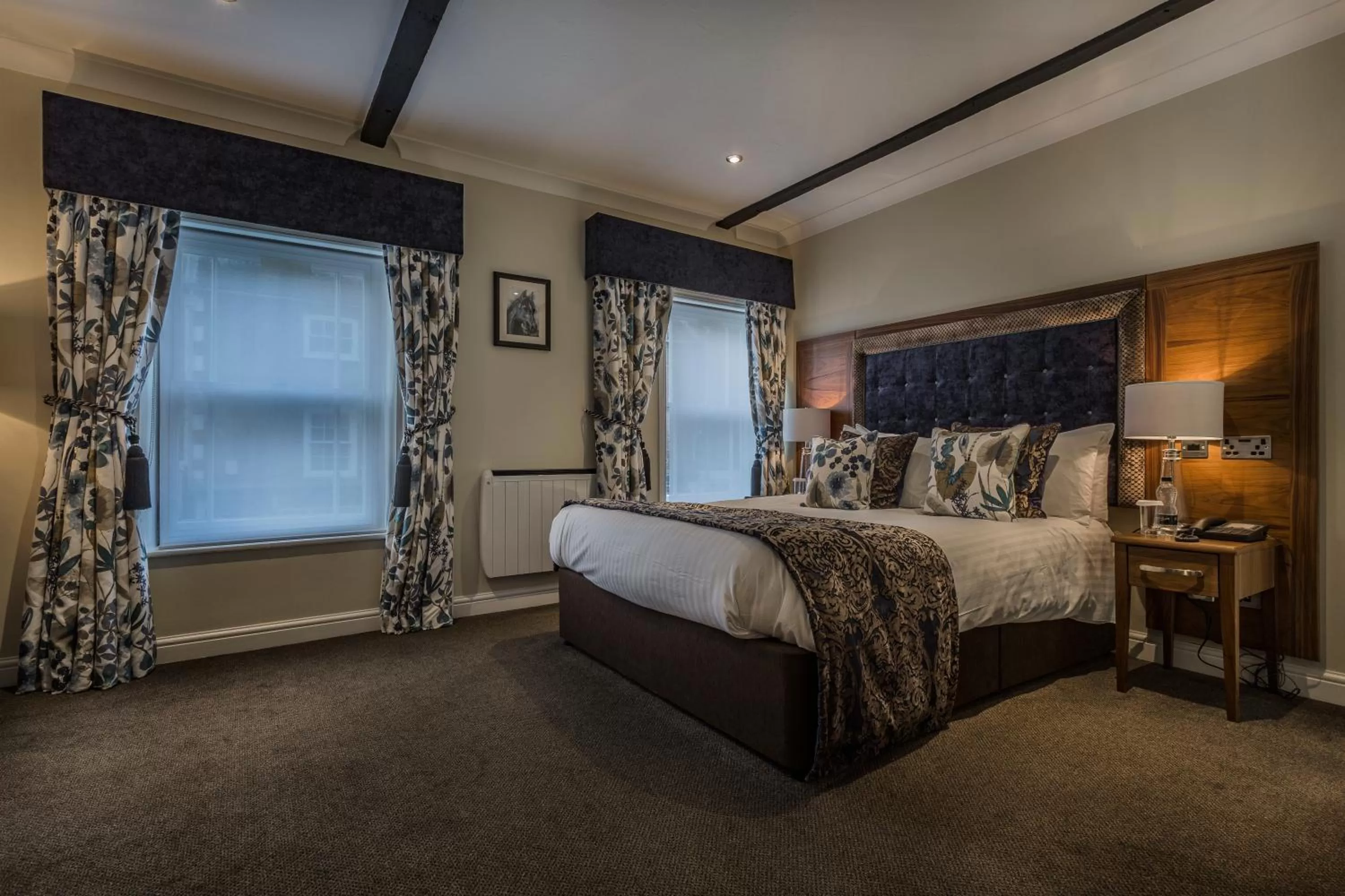 Bedroom, Bed in The Admiral Rodney Hotel, Horncastle, Lincolnshire - The Coaching Inn Group