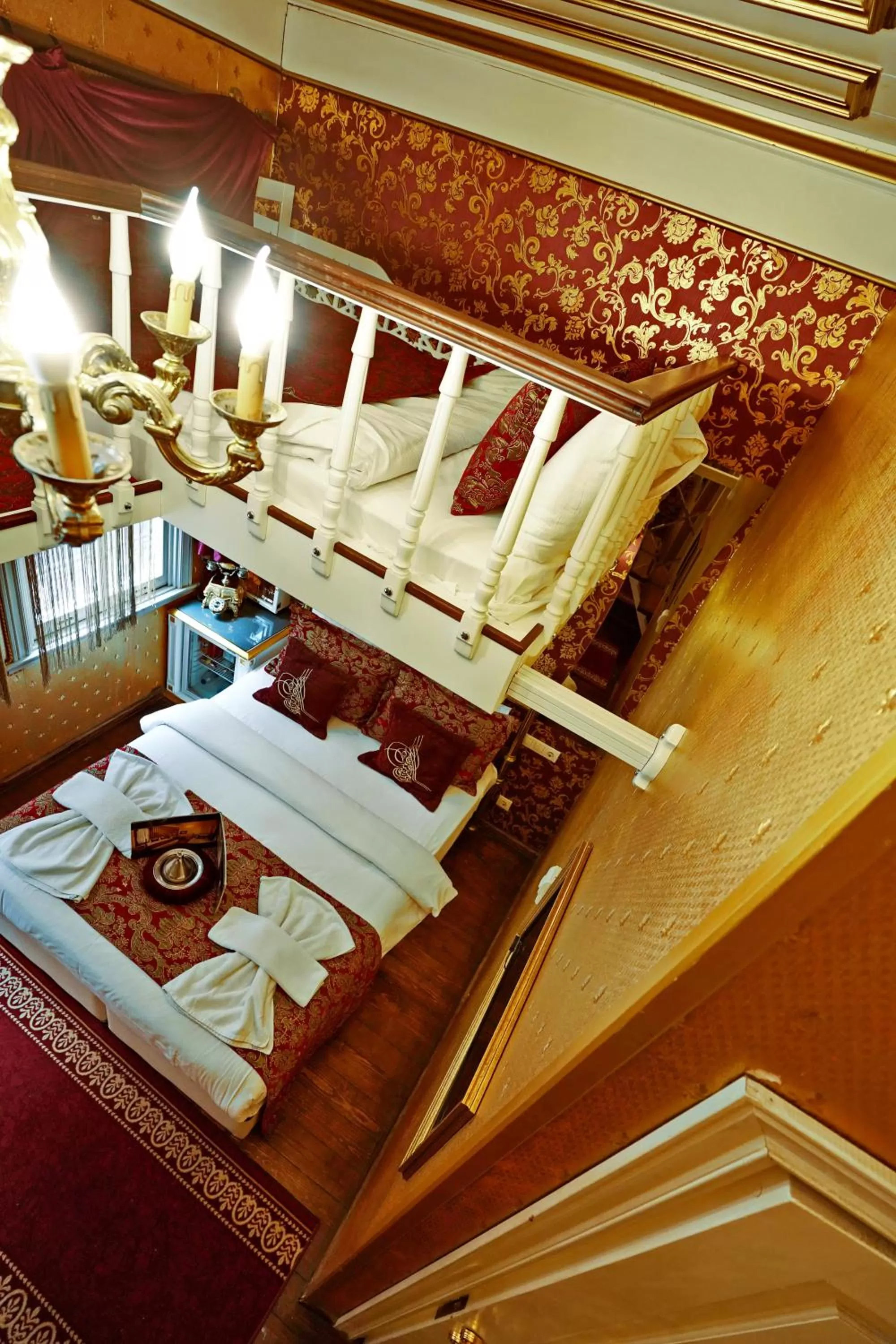 Bed in Sultan Tughra Hotel