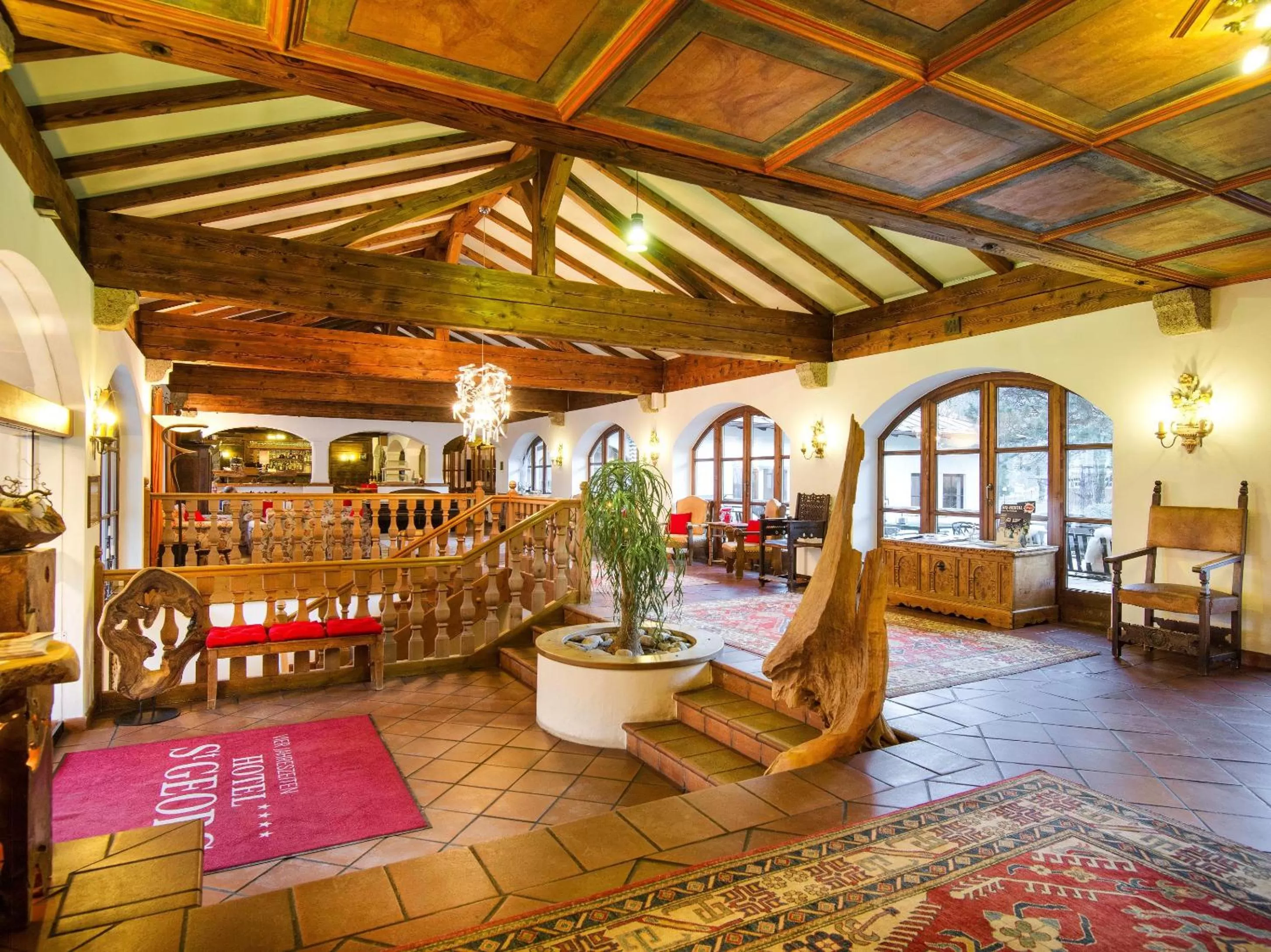 Lobby or reception in Johannesbad Hotel St. Georg