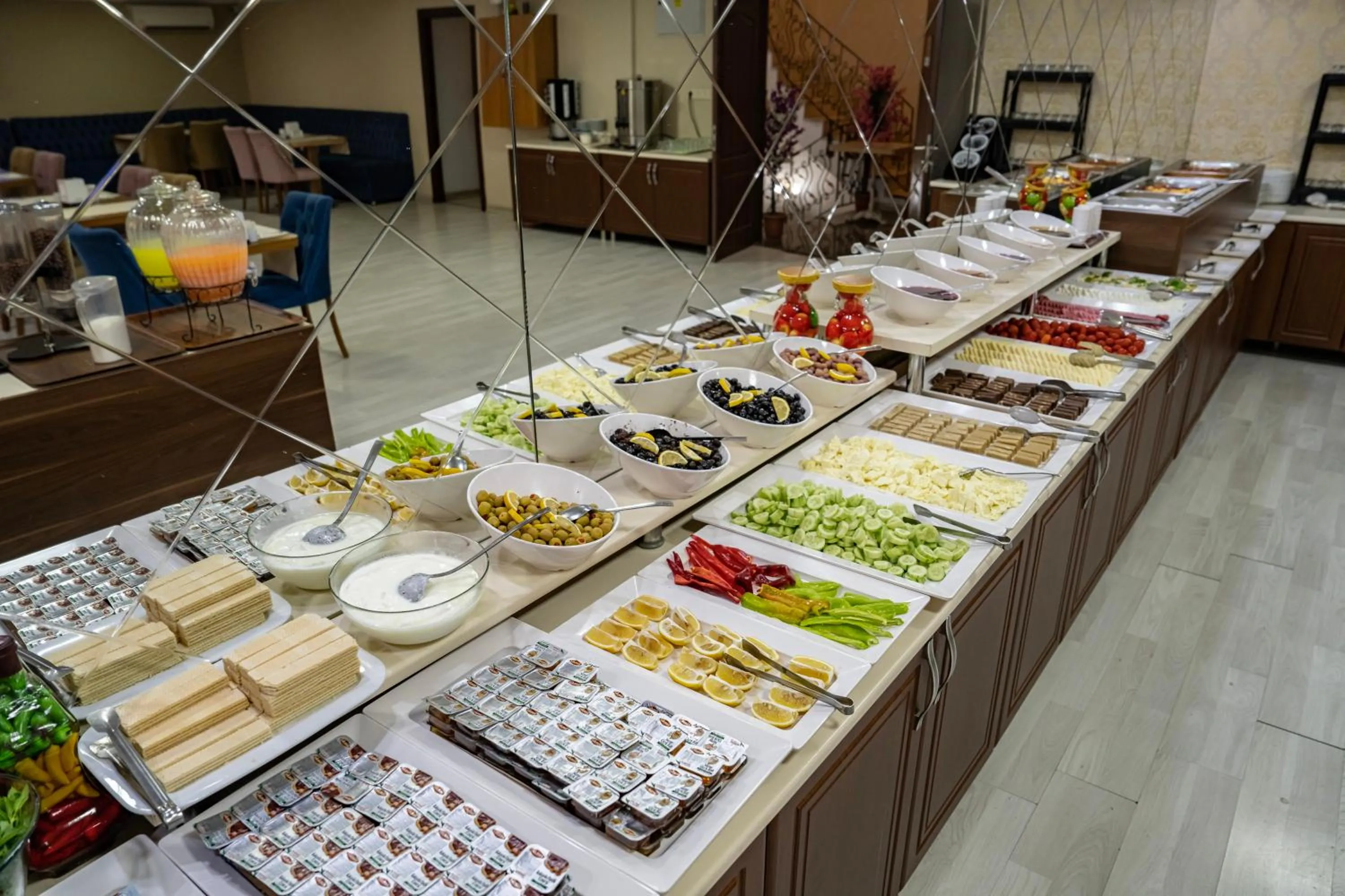 Buffet breakfast in Grand Hamit Hotel