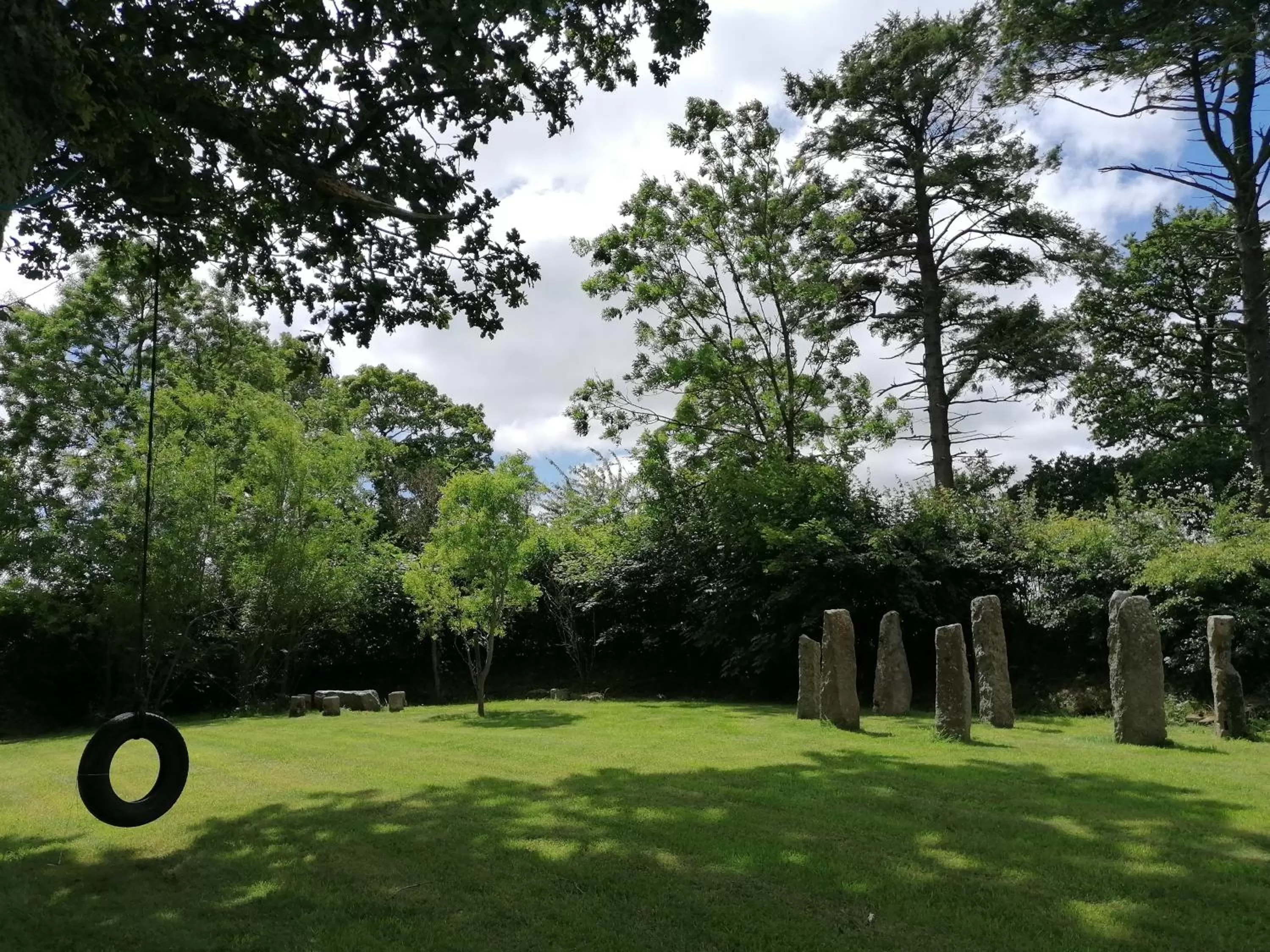 Garden in Lovaton Farmhouse