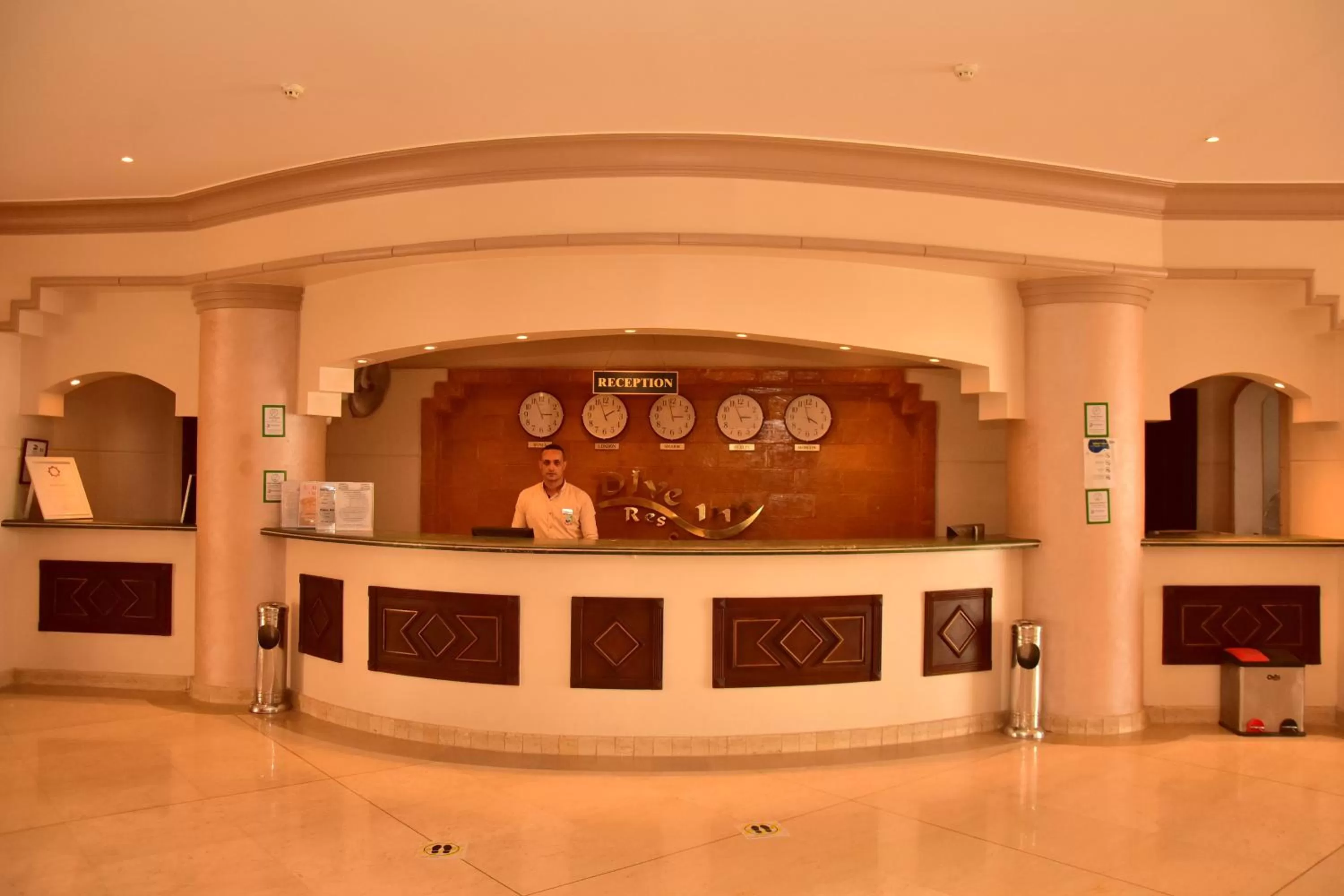 Lobby or reception in Dive Inn Resort