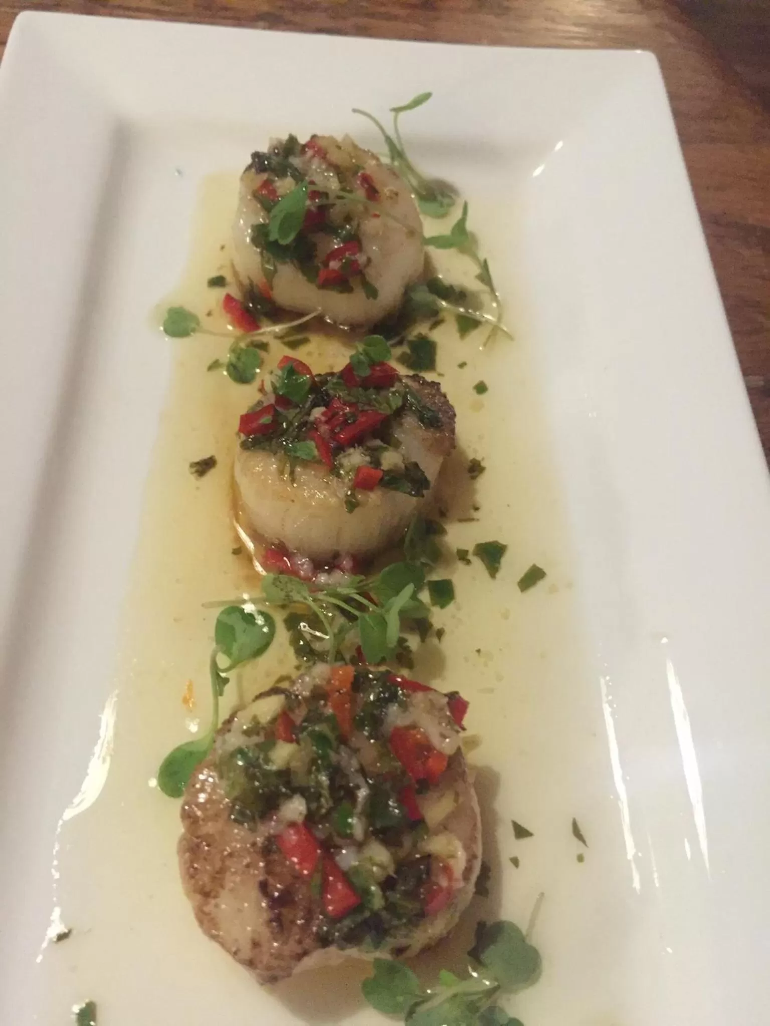 Food close-up in The New Court Inn