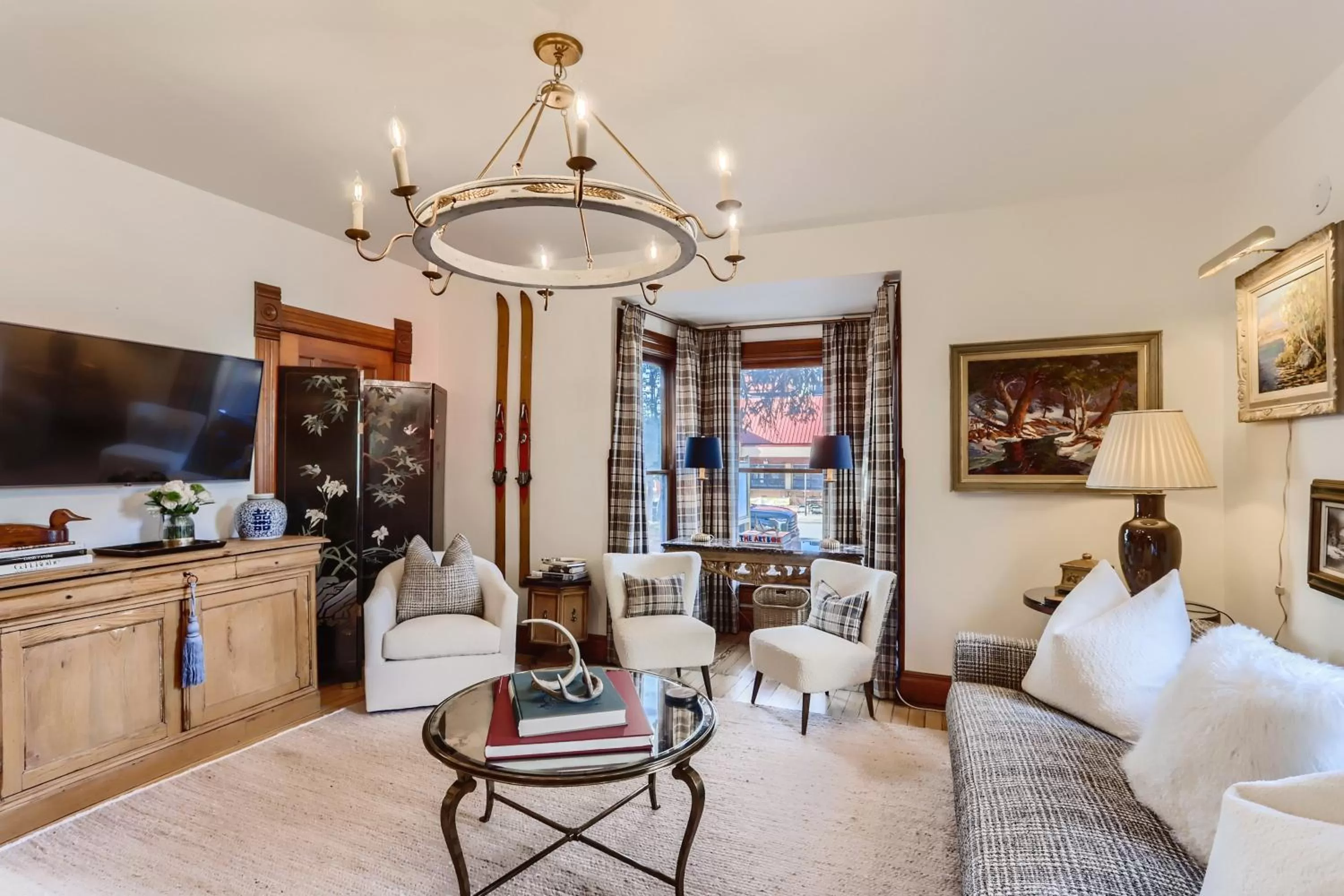Living room in A-Lodge Lyons