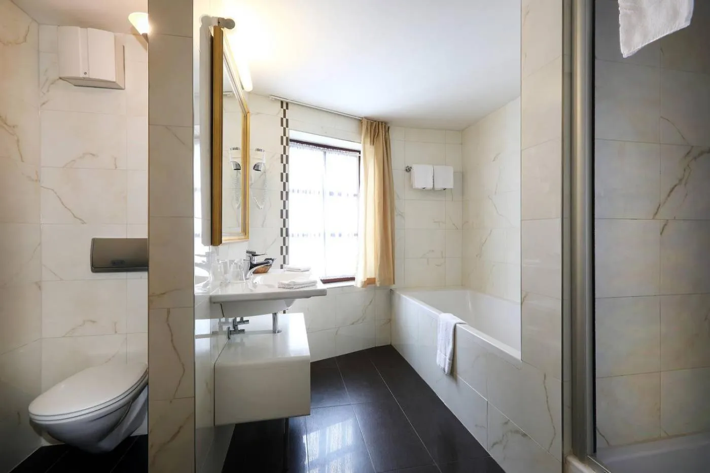 Shower in Hotel Hoffmeister