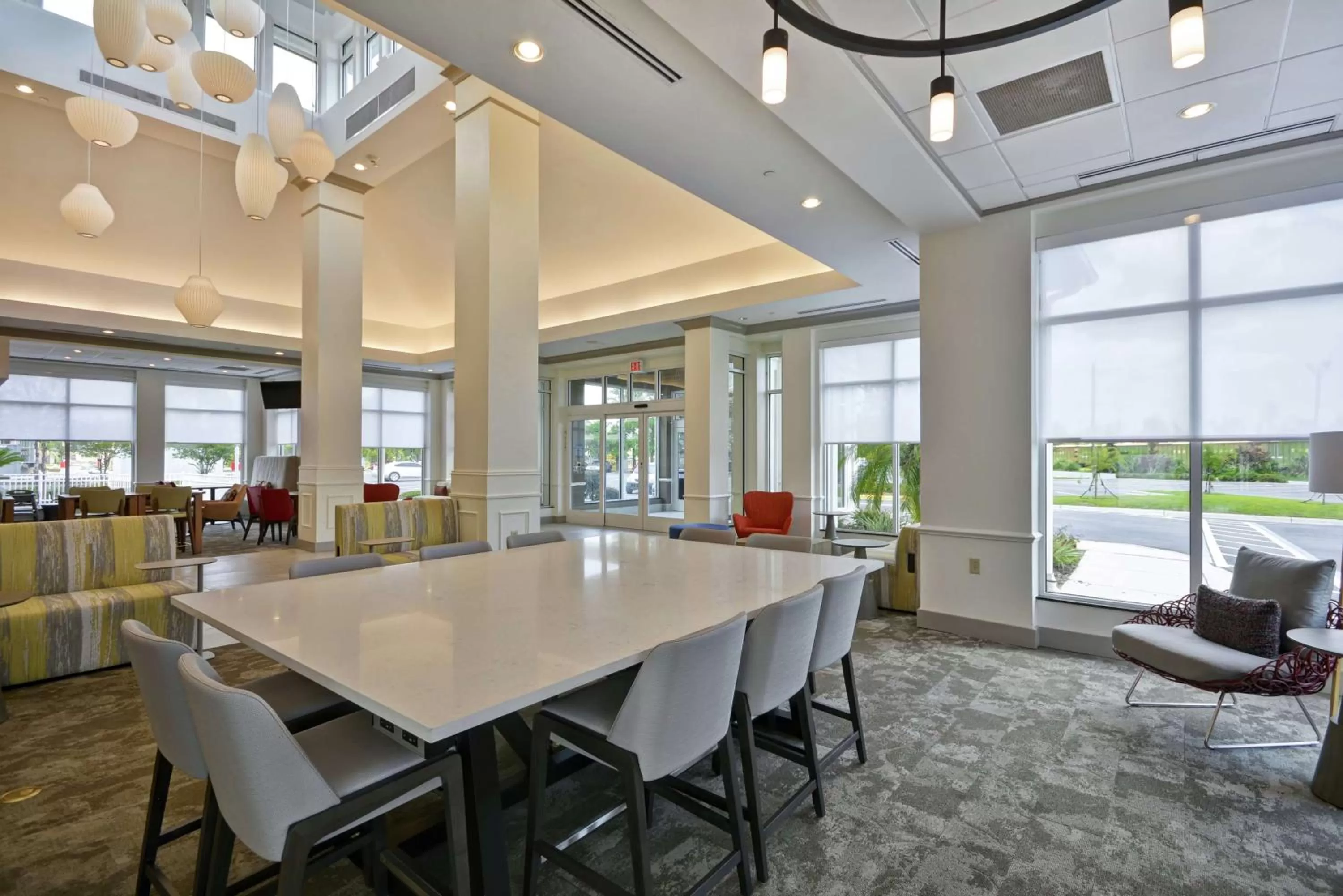 Lobby or reception in Hilton Garden Inn Panama City