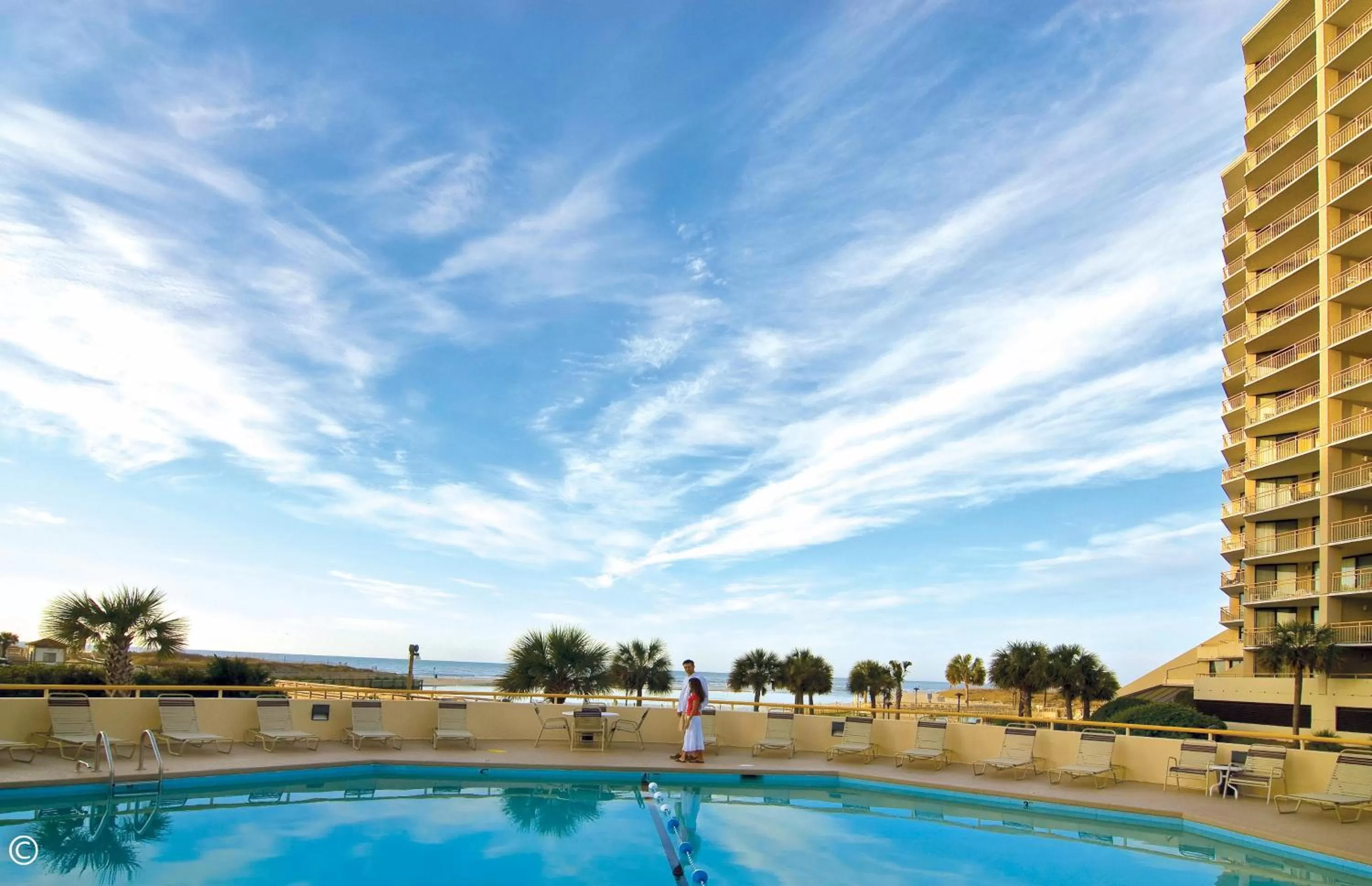 Swimming pool in Ocean Creek Resort