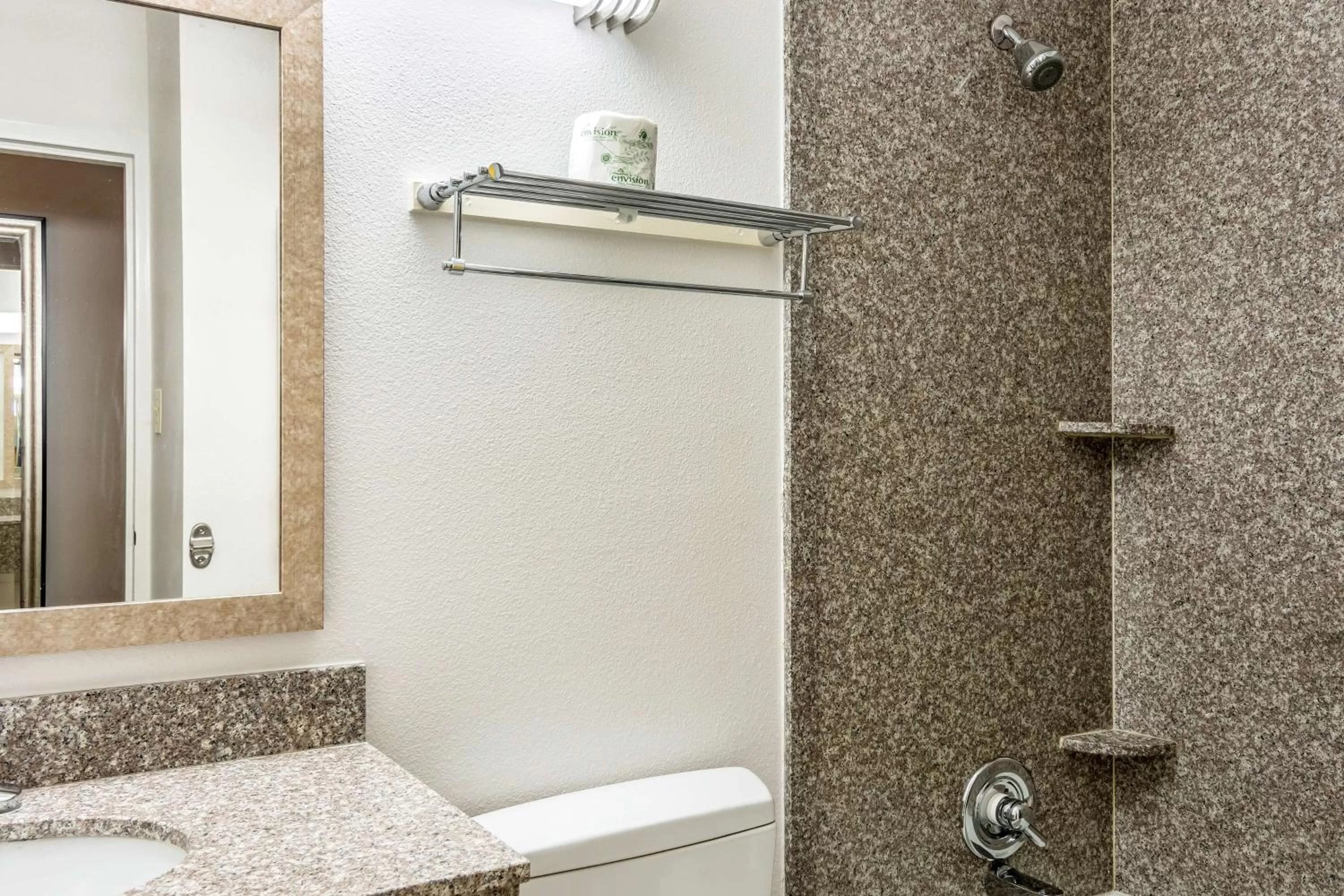 Shower in Motel 6-Petersburg, VA - Fort Lee