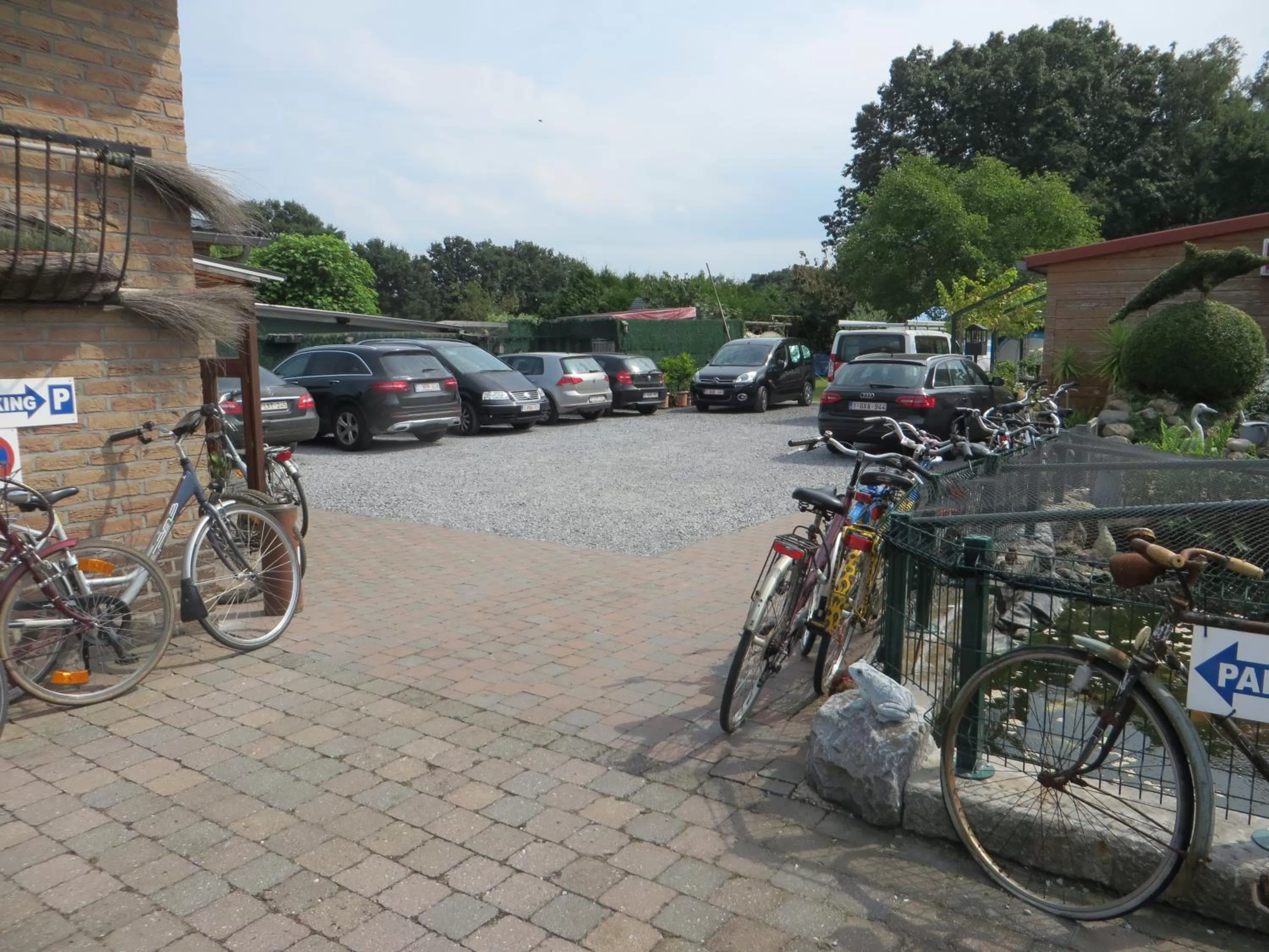 Garden in B&B Casa Roman & Vakantiewoning voor 1 pers tot max 32 personen