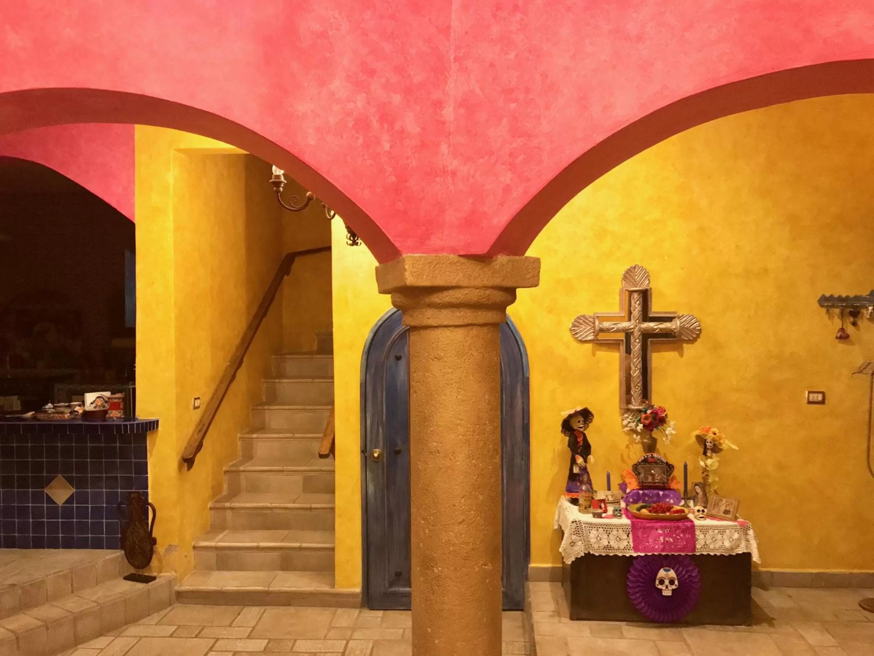 Lobby or reception in Hacienda Boutique B&B and Spa Solo Adultos