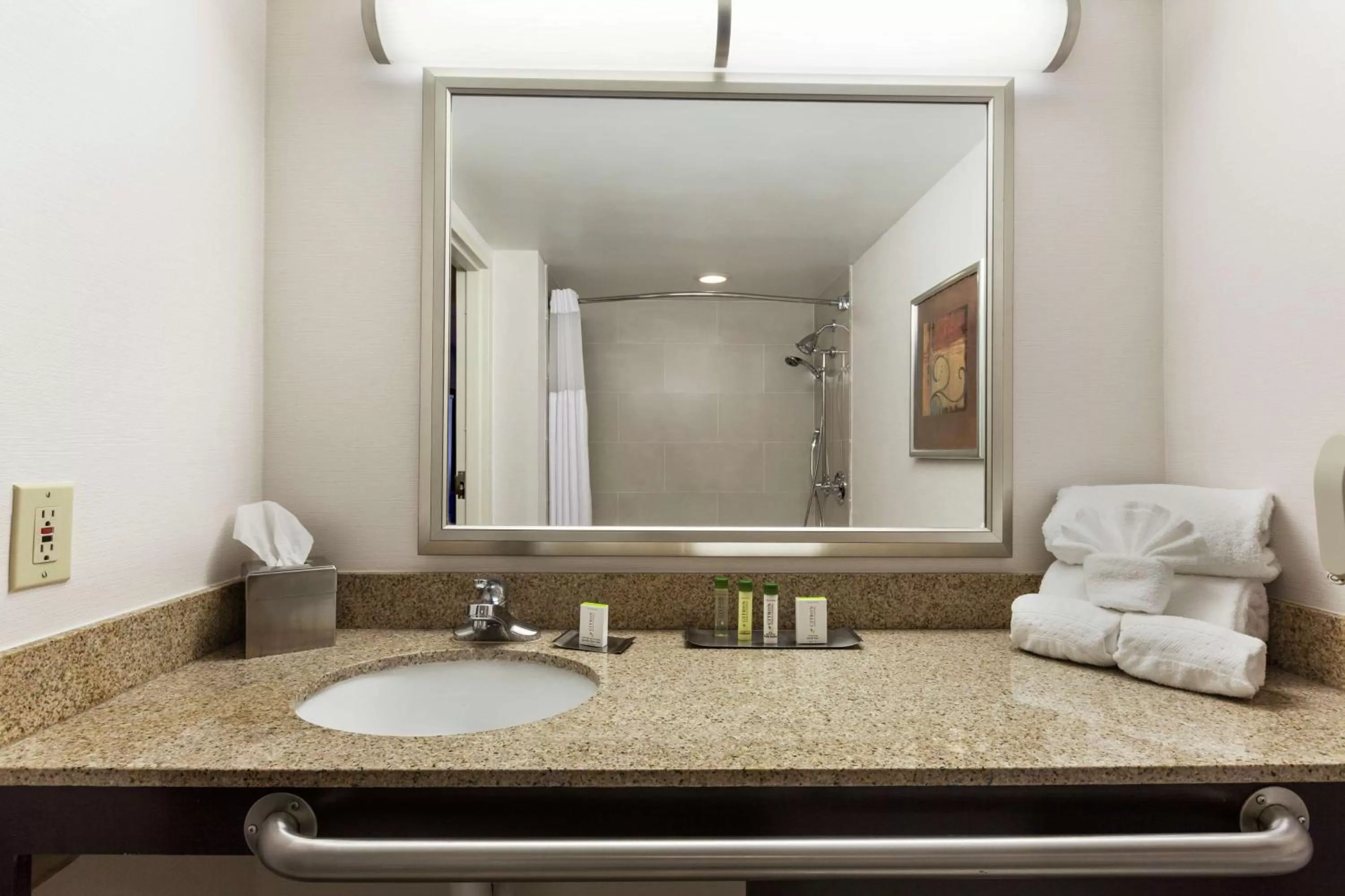 Bathroom in DoubleTree by Hilton Dearborn