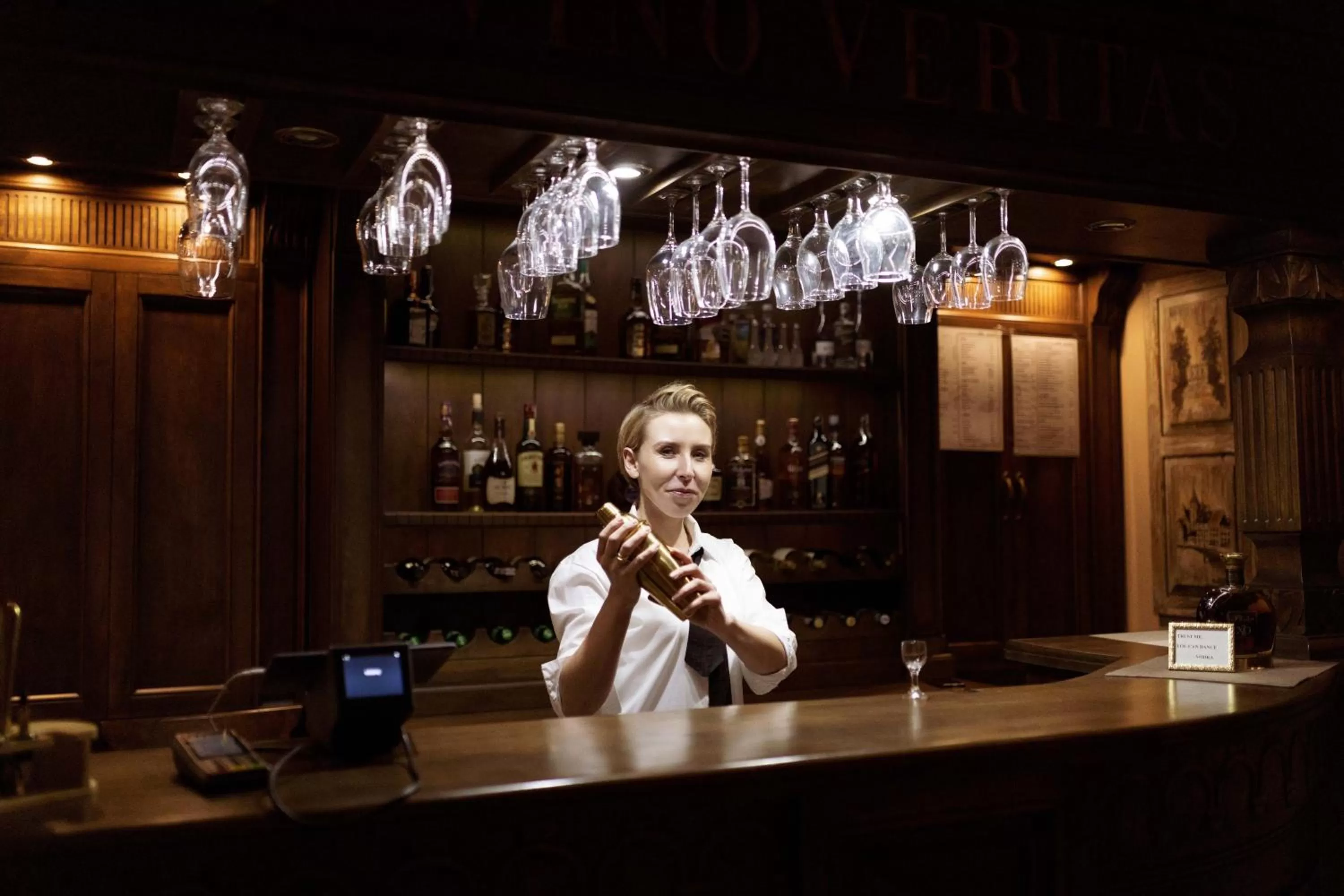 Lounge or bar in Hotel Adler