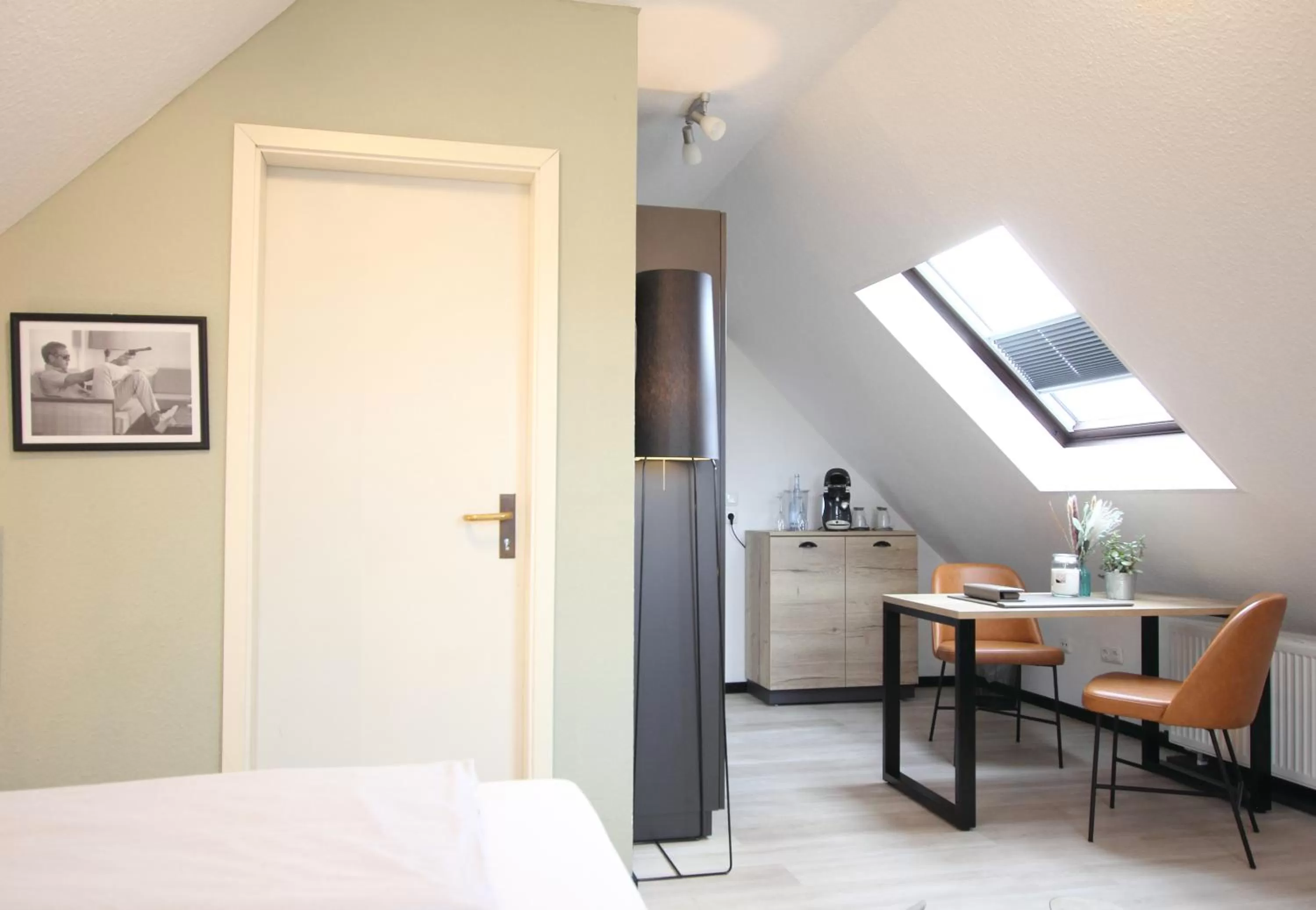 View (from property/room), Bed in zeitlos Hotel und Restaurant am Fuchsbach