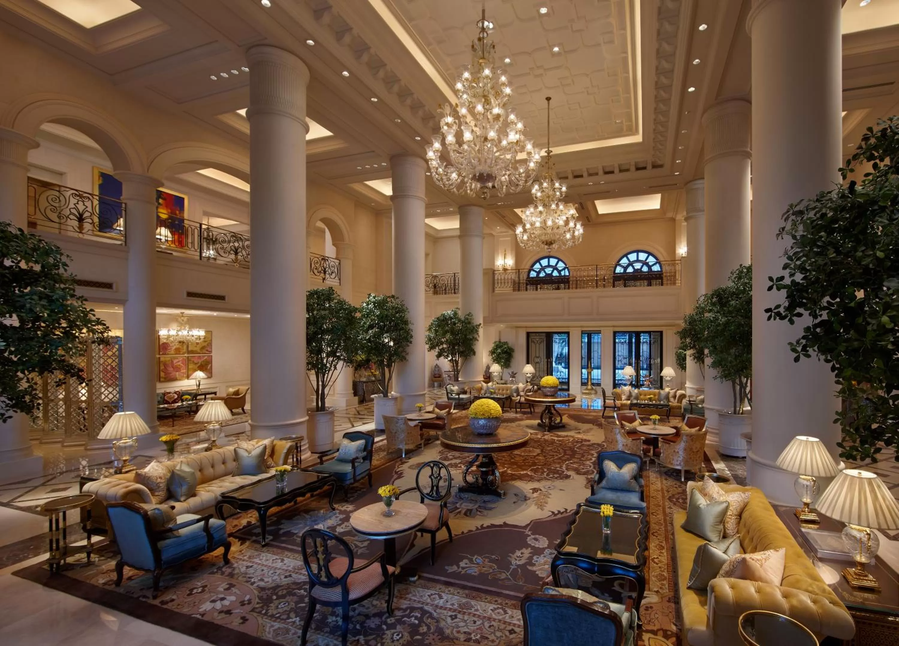 Lobby or reception in The Leela Palace New Delhi